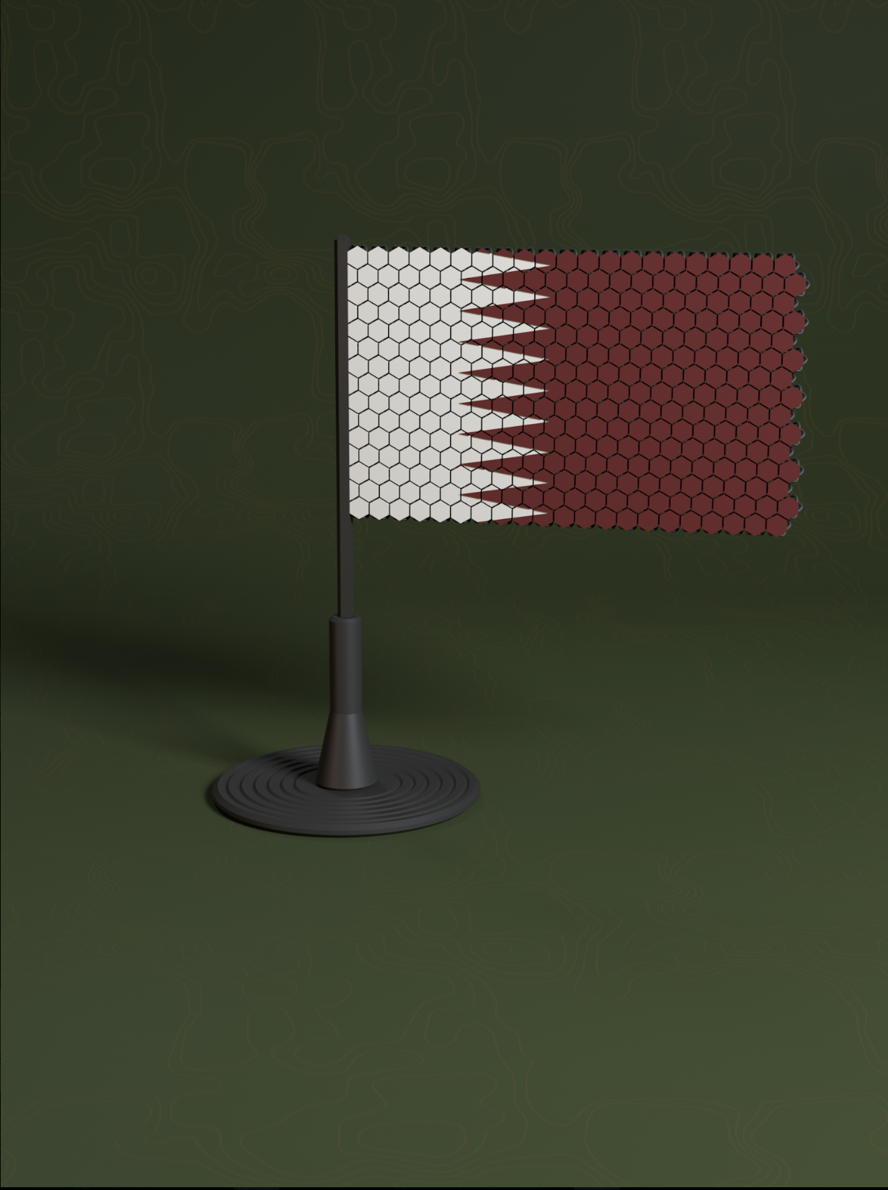 Qatar Flag Pole