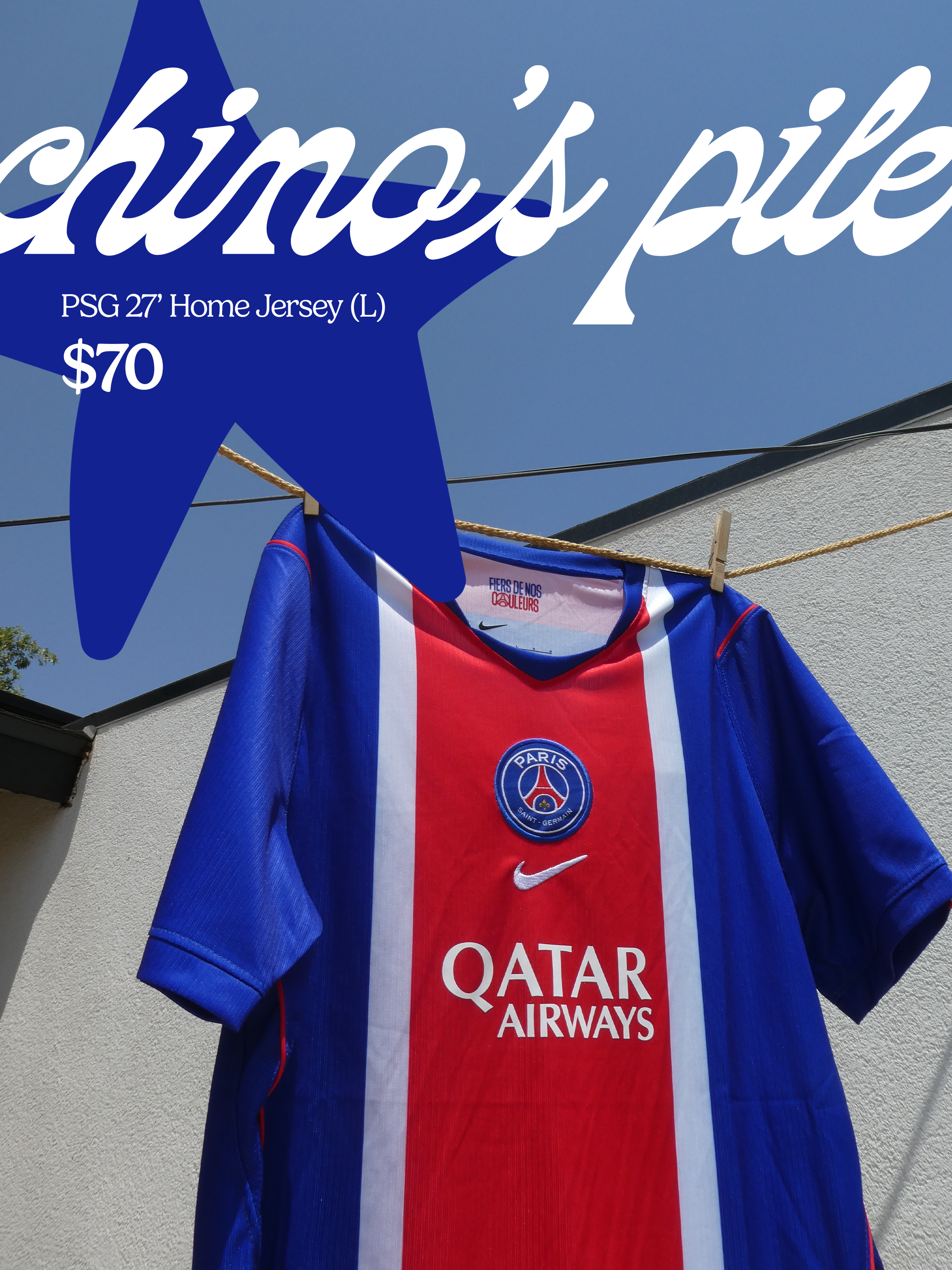PSG 27’ Home Jersey