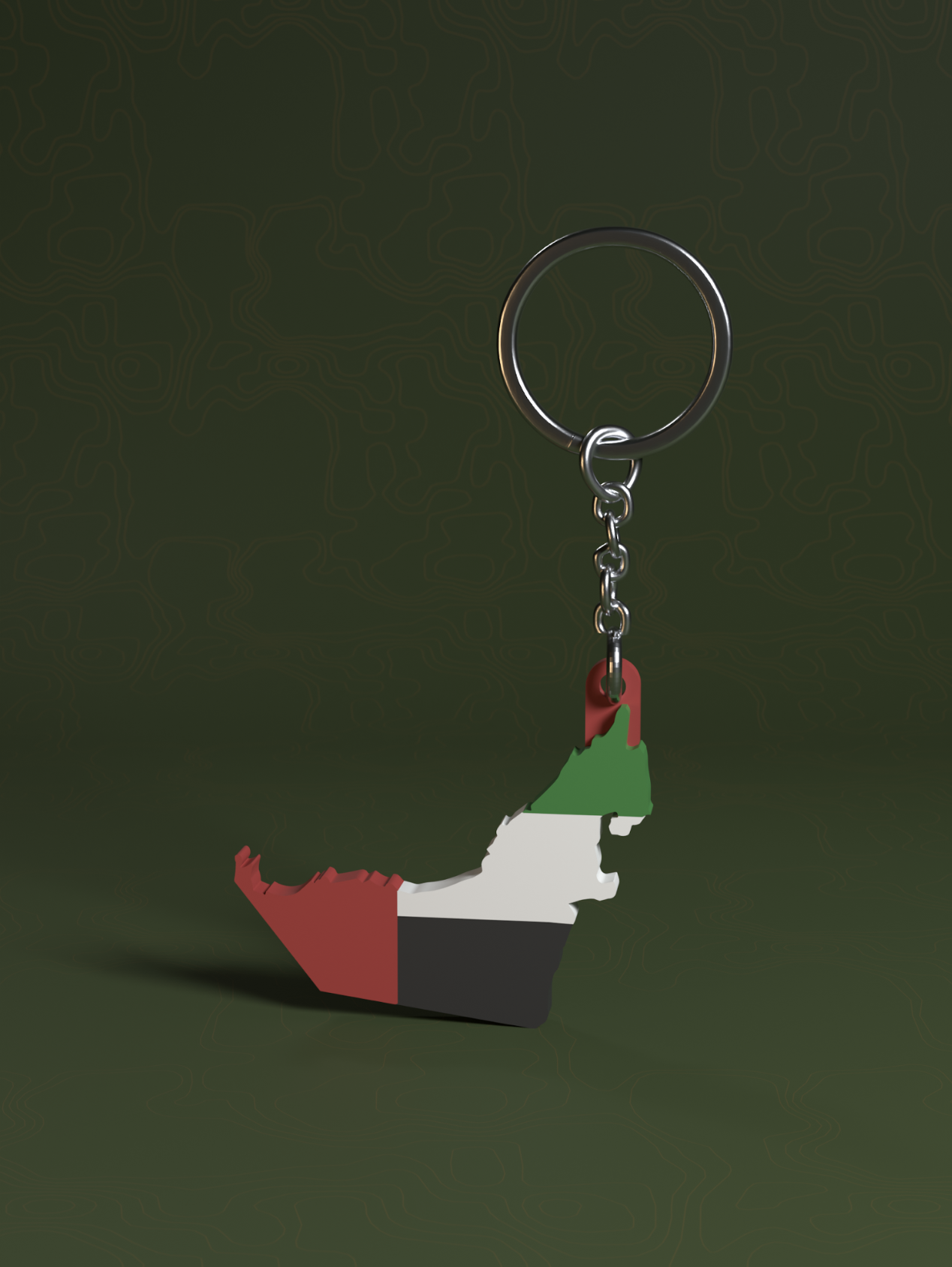 United Arab Emirates Keychain