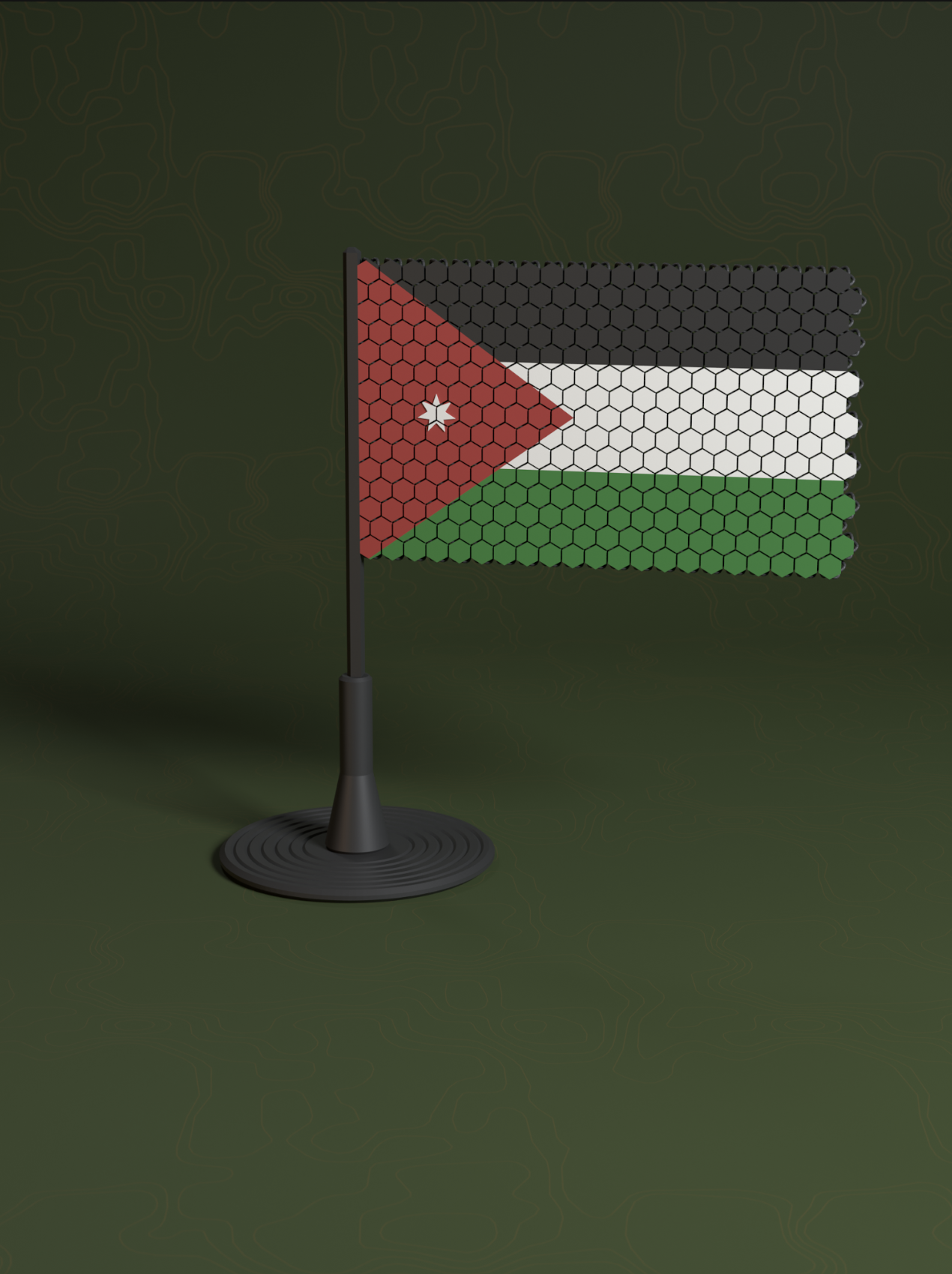 Jordan Flag Pole