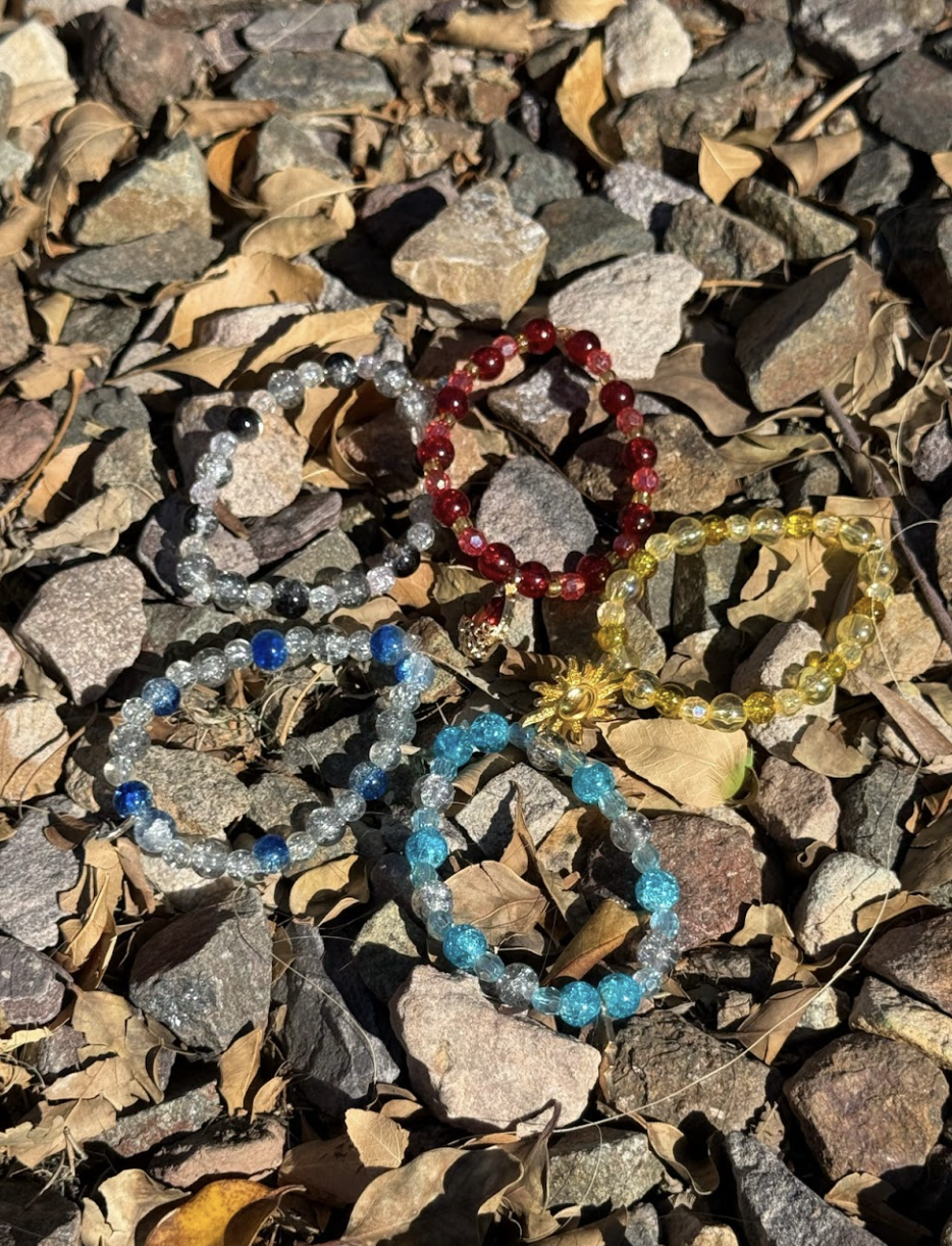 Persephone, Artemis, Zeus & Hades