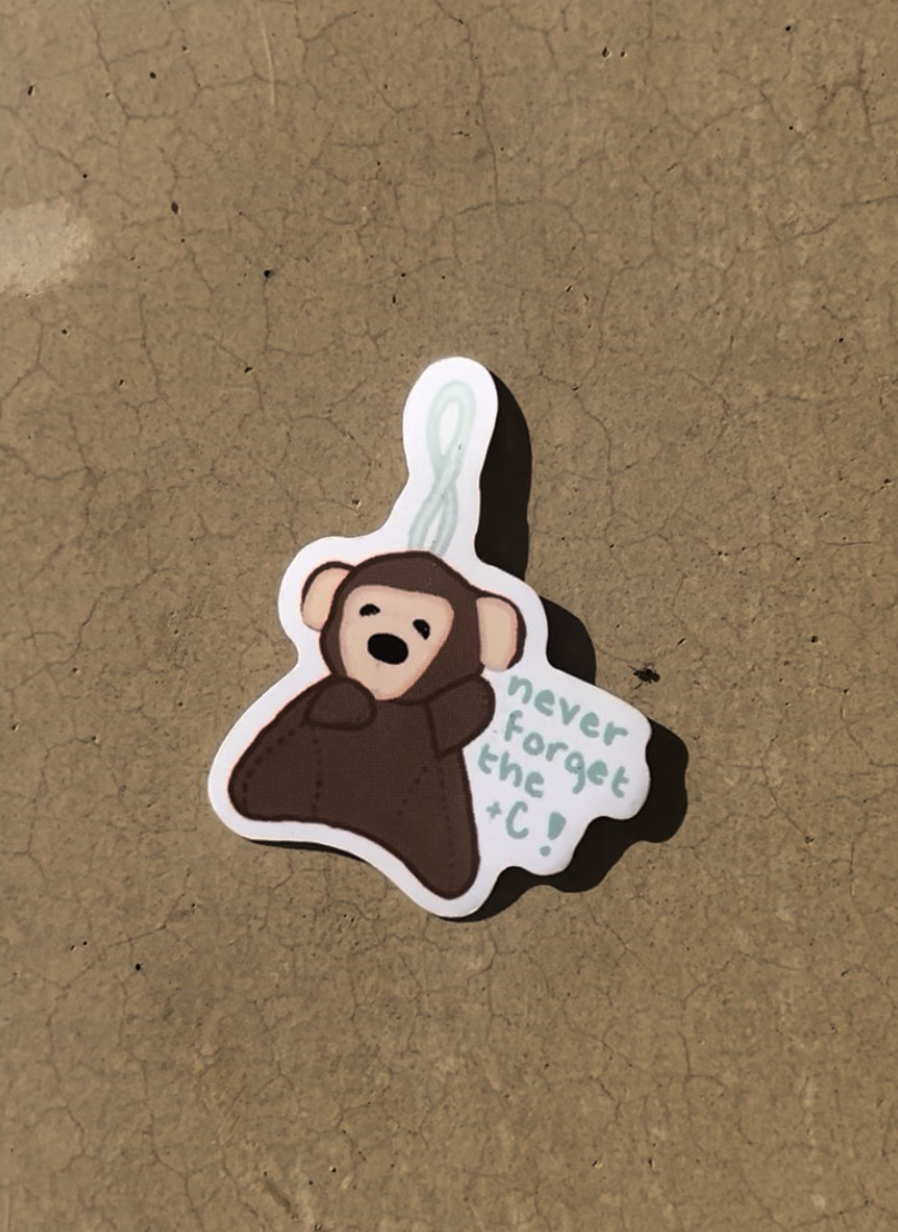 Never forget the +C Sticker