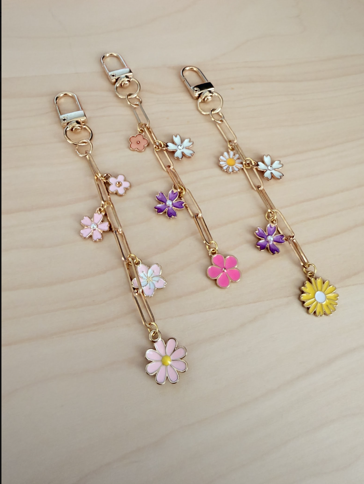 Floral Keychain