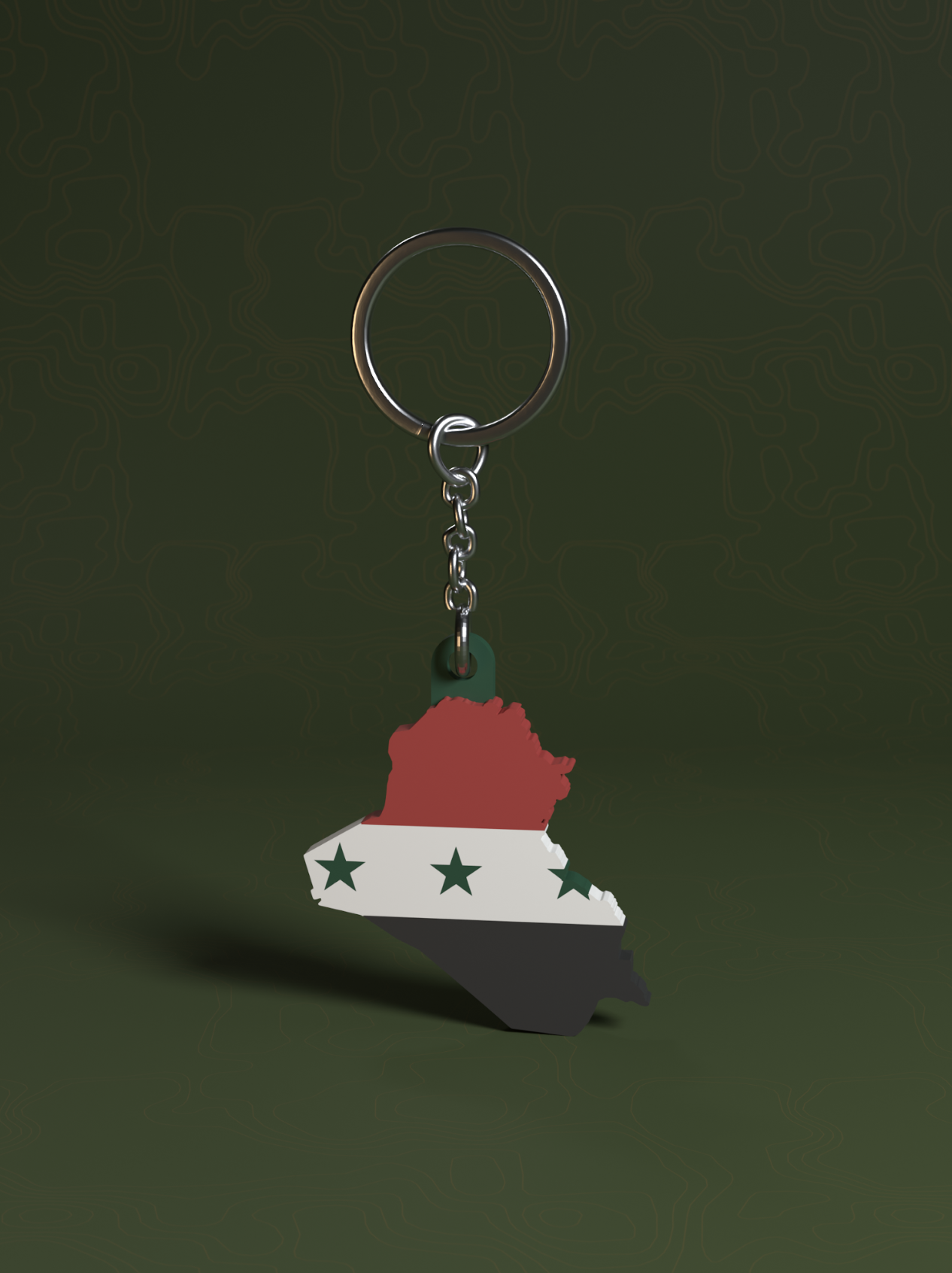 Iraq Keychain
