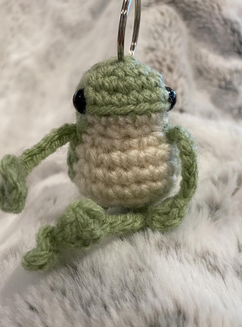 Mini Leggy Frog Keychain