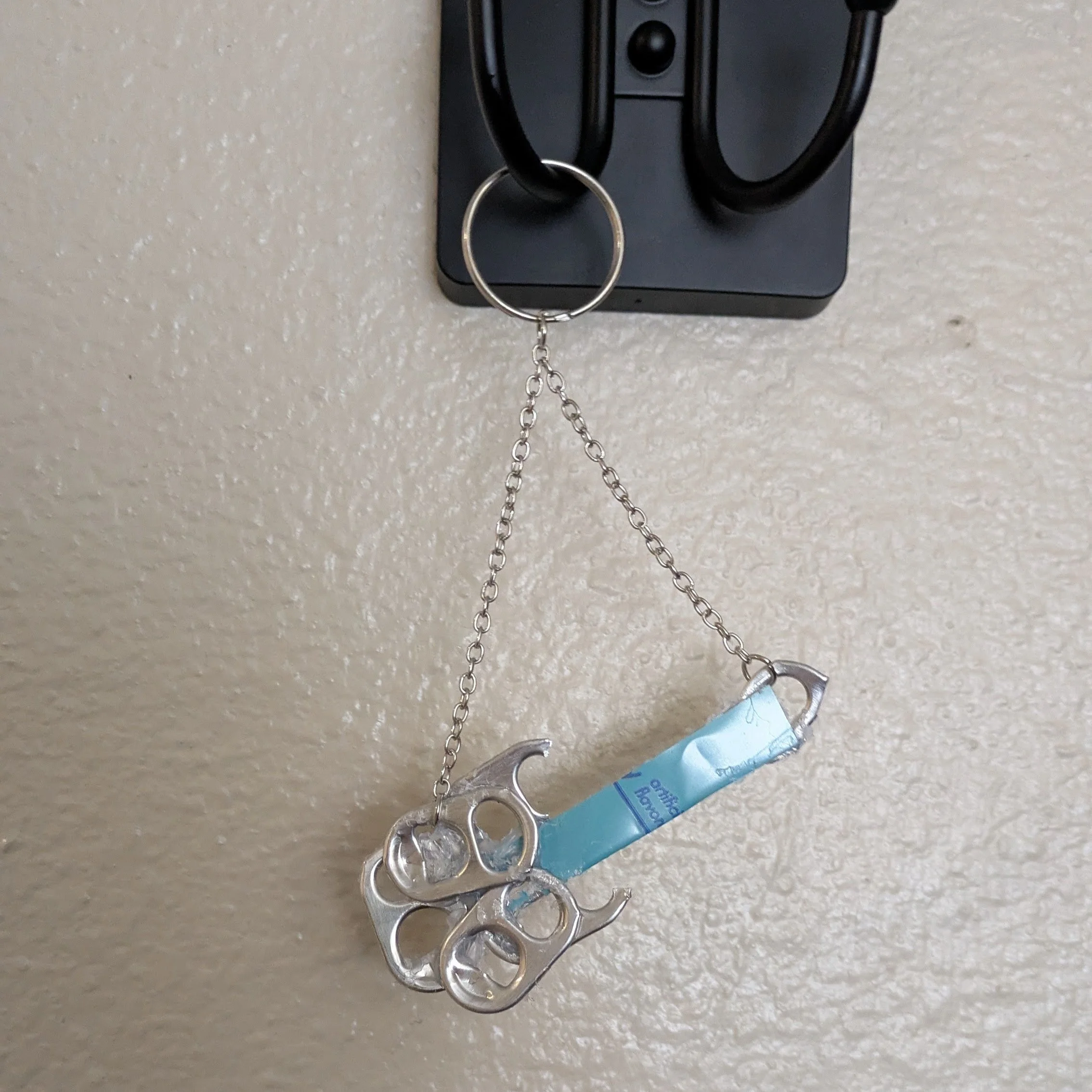 Soda Tab Guitar Keychain