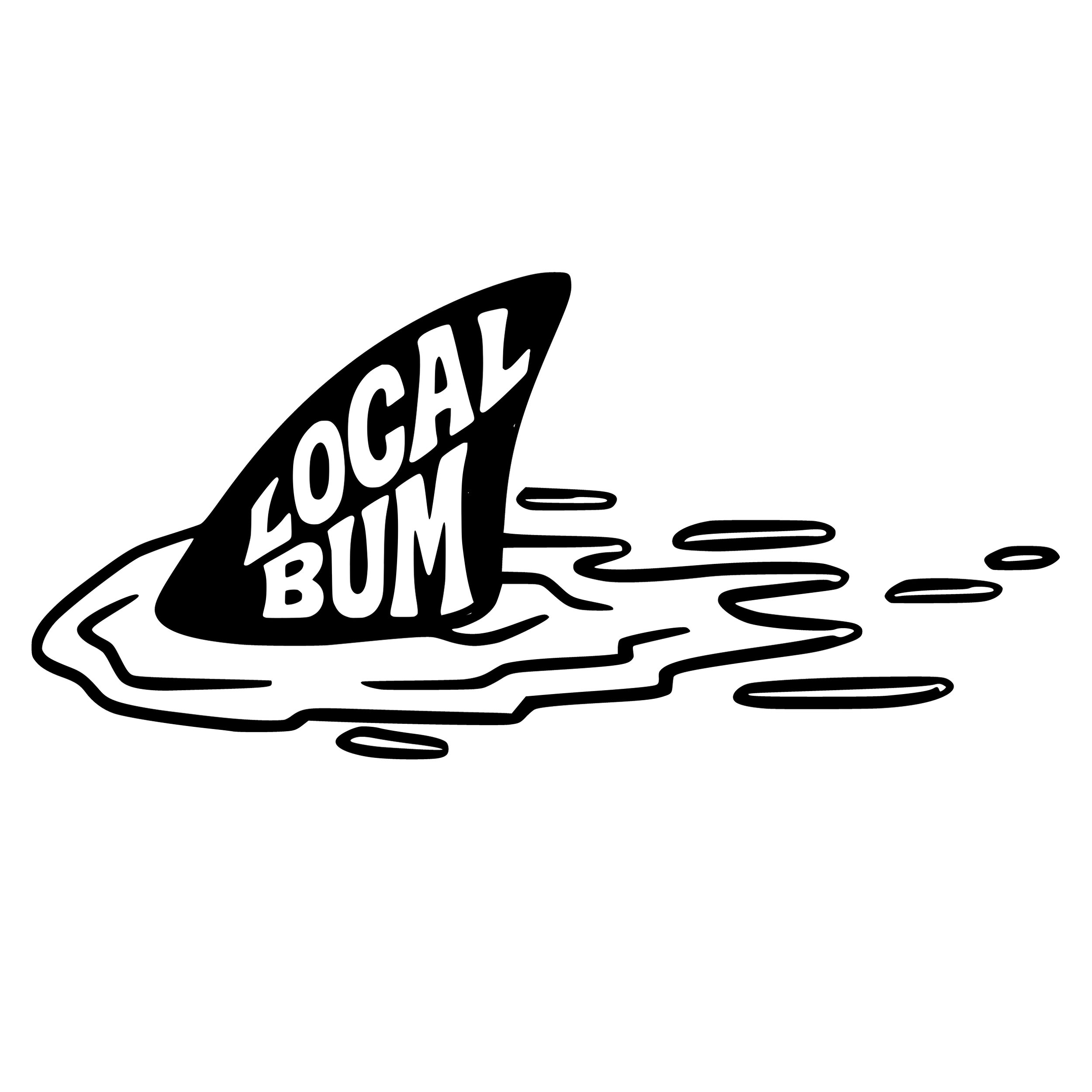 More LB Logos - Shark Fin Logo .png