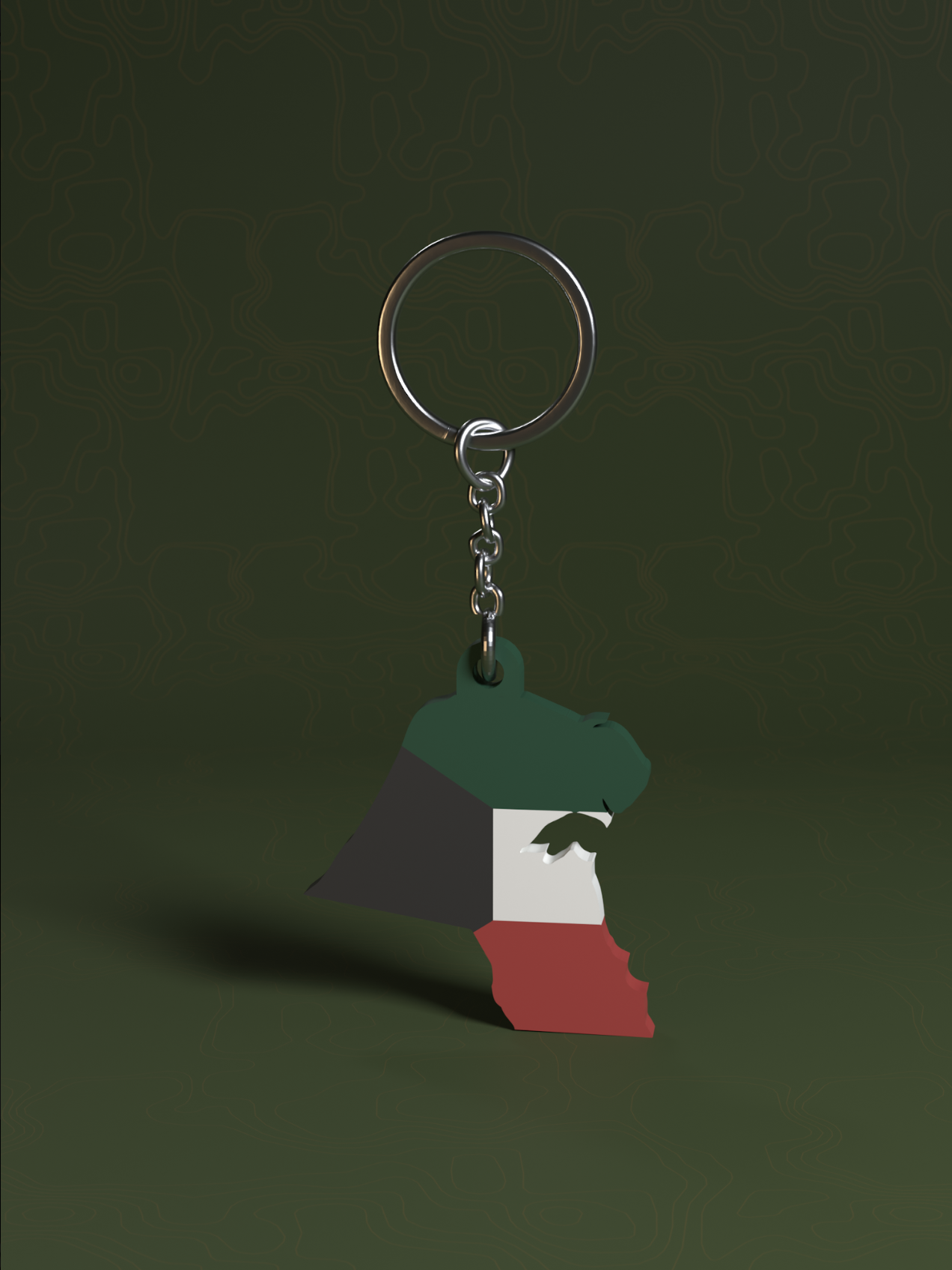 Kuwait Keychain