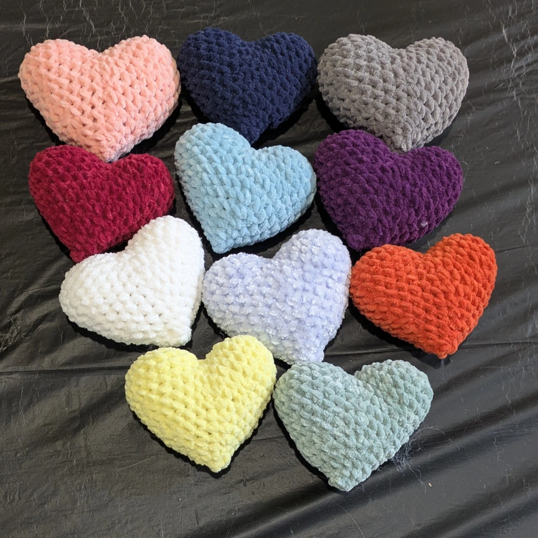 Stuffed Crochet Heart