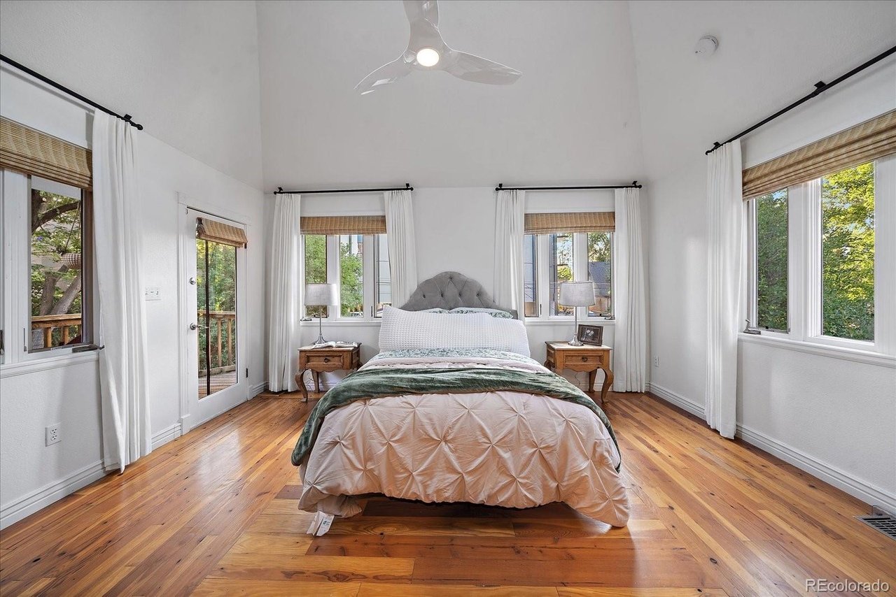 Master Bedroom Home Staging for 1405 Adams Street, Denver, CO 80206 by Sterling Staging & Interior Design