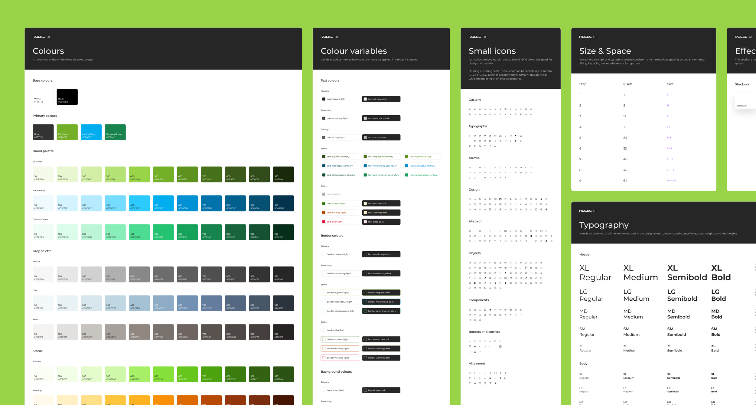 Picture of components from design system