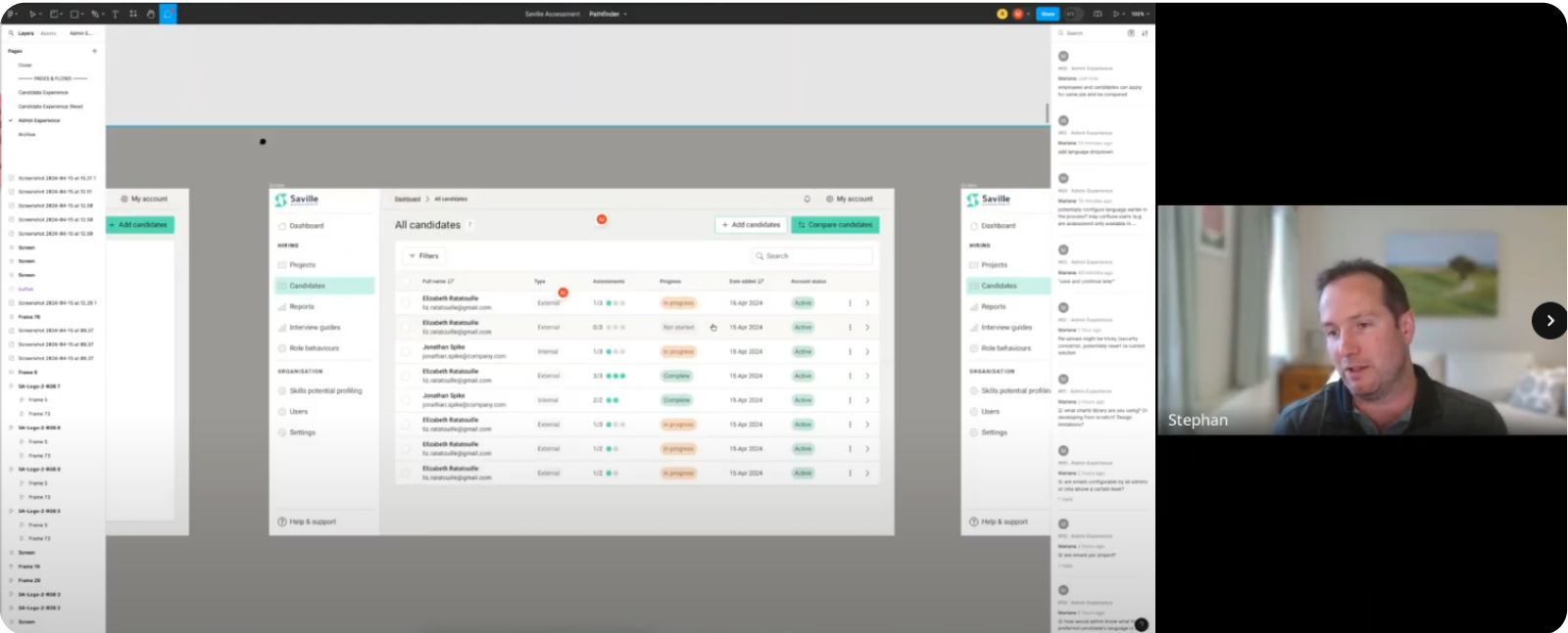 An image of a person discussing while on a share screen