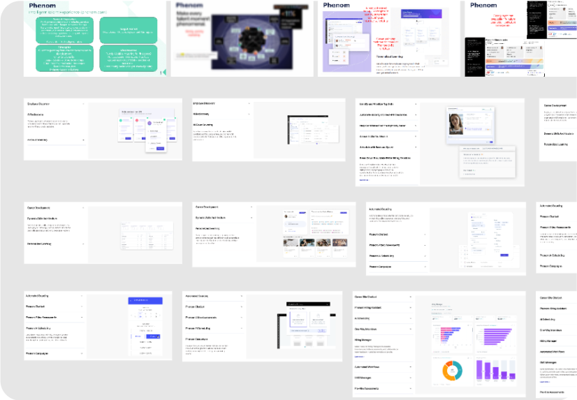 An image showing how competitor analysis looks like