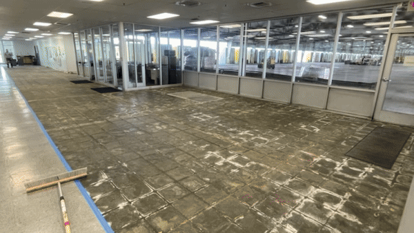 Commercial concrete finishing