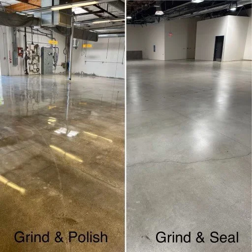 Industrial concrete finishing comparison