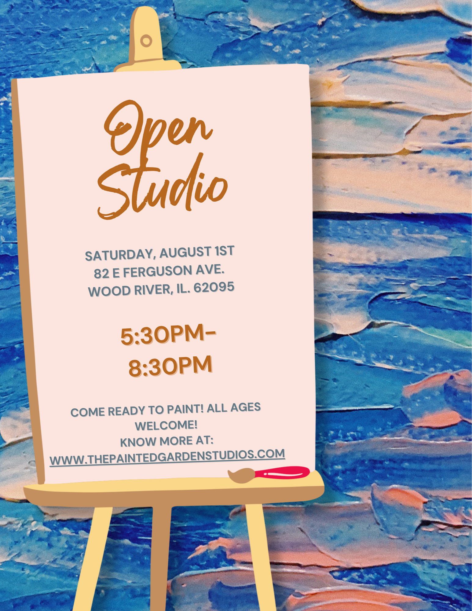 Open Paint Night at The Painted Garden Studios