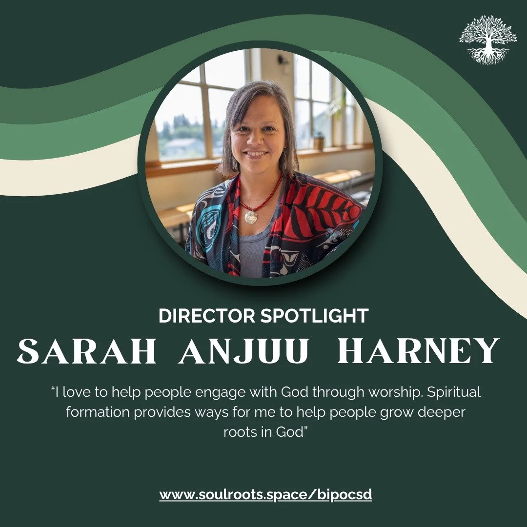 SoulRoots is honored to partner with and highlight spiritual directors of color.
Each week, we’re featuring one of these leaders who creates space for others to encounter God in meaningful ways.
To explore the full list, visit: soulroots.space/