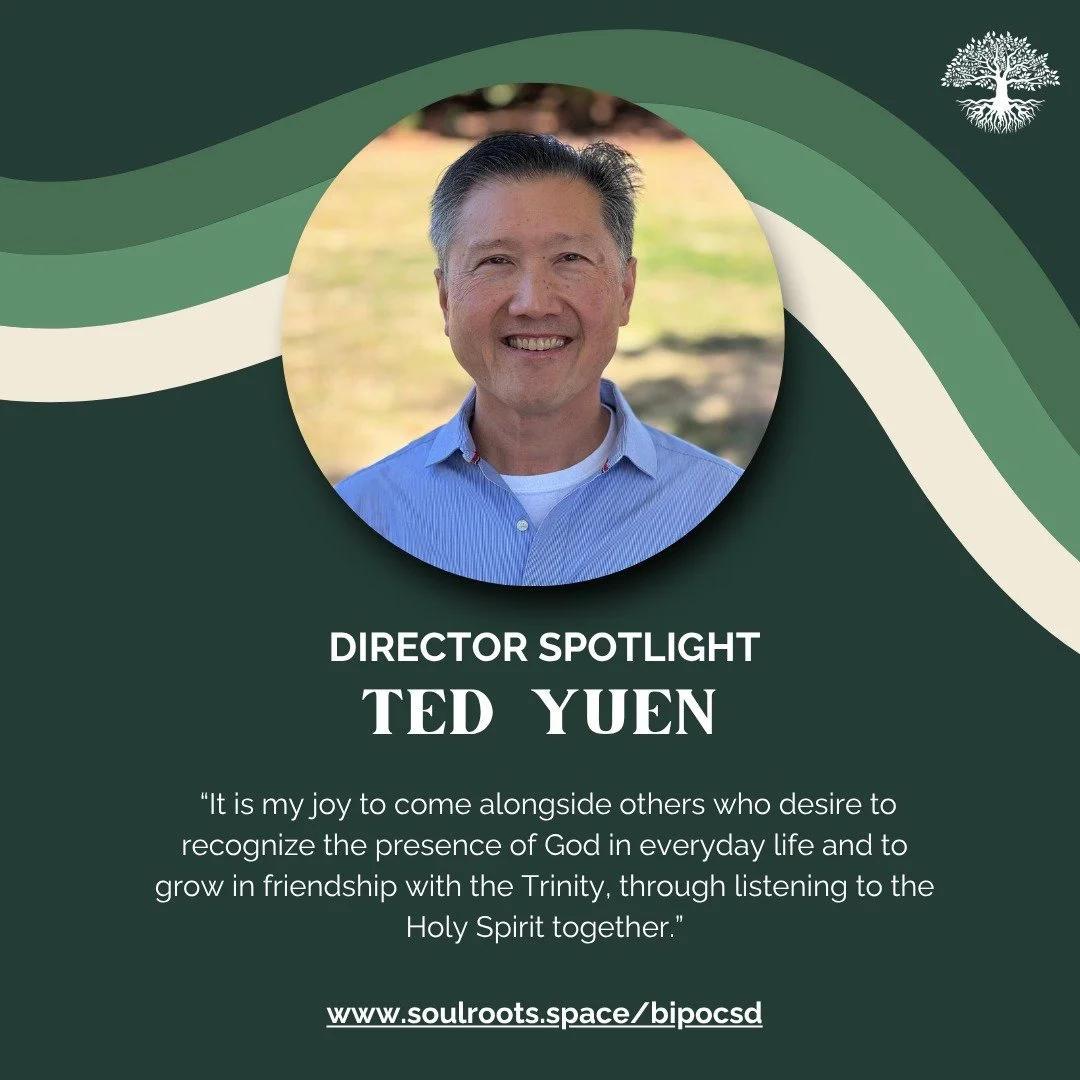 SoulRoots is honored to partner with and highlight spiritual directors of color.
Each week, we’re featuring one of these leaders who creates space for others to encounter God in meaningful ways.
To explore the full list, visit: soulroots.space/