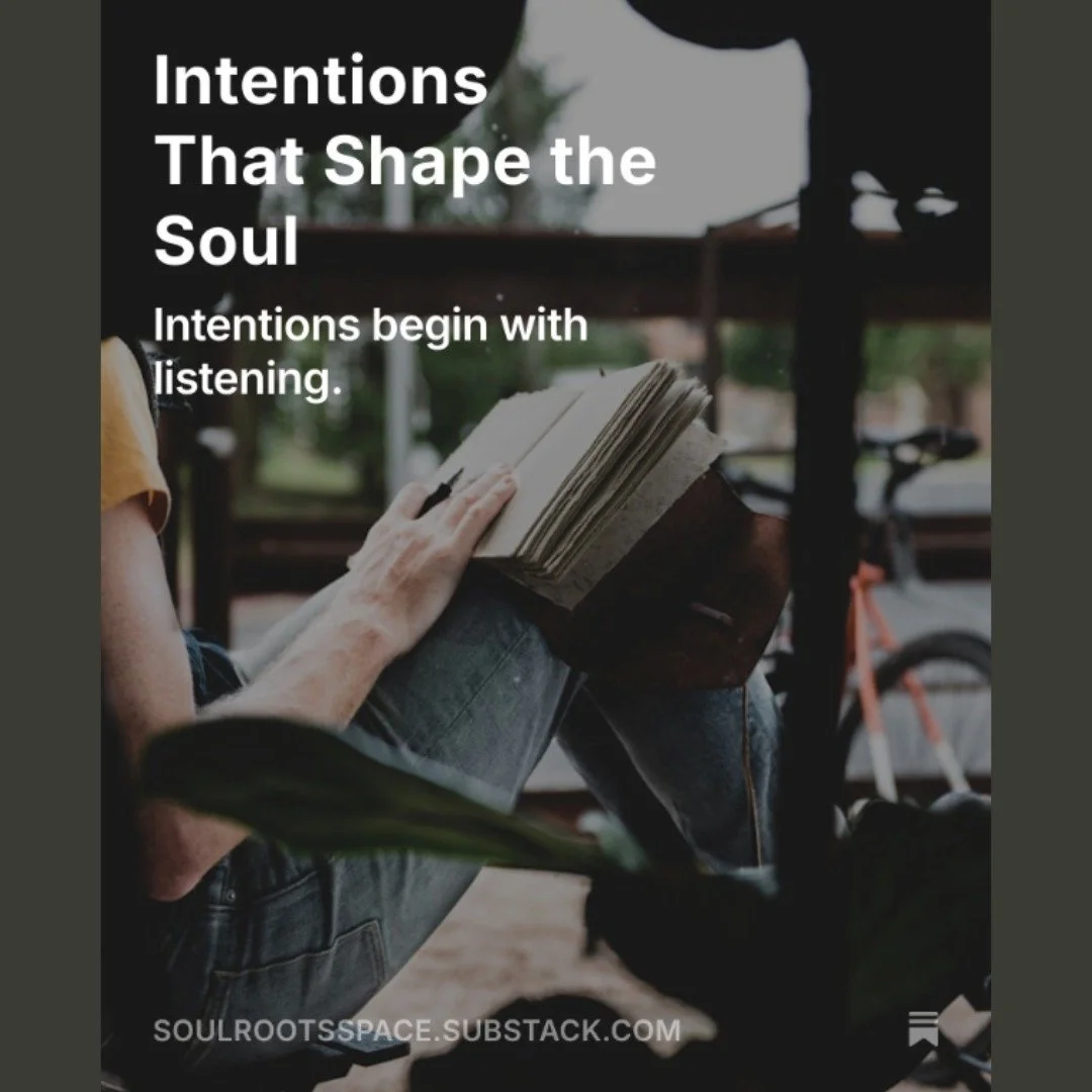 I&rsquo;ve been thinking a lot about how we begin a new year.

This reflection is an invitation to set intentions that shape the soul and care for the whole person.

First Substack post is live. Link in bio.