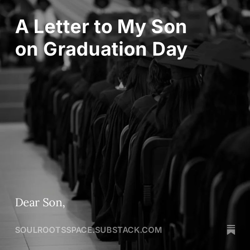This week my son graduates from high school.

As I reflected on this milestone, I found myself thinking about the lessons I hope he carries into adulthood and into his journey with God.

Be present in the moment.
Keep learning.
Remember that you didn