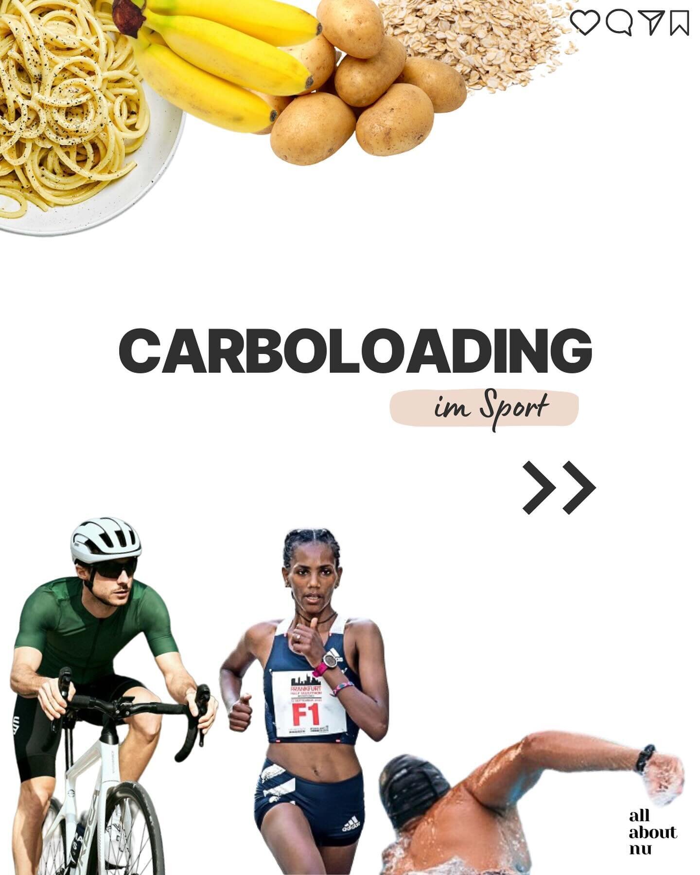 Carboloading im Sport 🔋

Das Carboloading ist eine Ern&auml;hrungsstrategie, welche im Sport angewendet wird, um die gespeicherte Energie in Form von Glykogen zu erh&ouml;hen.

🍚Beim Carb Loading werden in den Tagen vor einem Wettkampf gro&szlig;e 