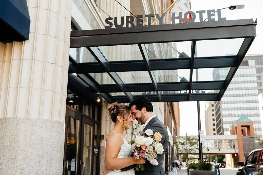 The Surety Hotel Wedding, Cassandra and Spencer