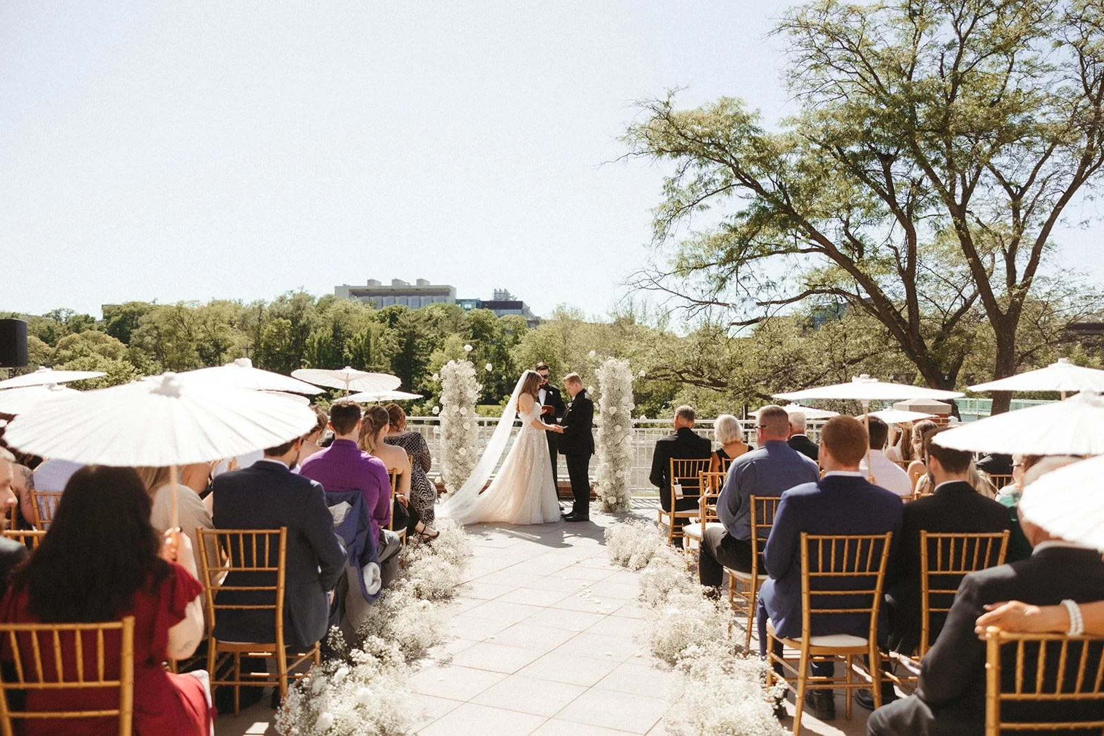 Iowa City Outside Wedding Ceremony