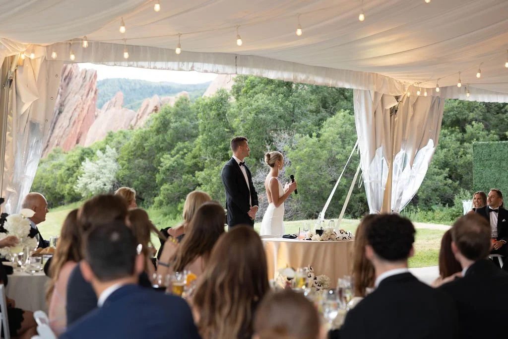 Arrowhead Golf Course Outside Tent Wedding