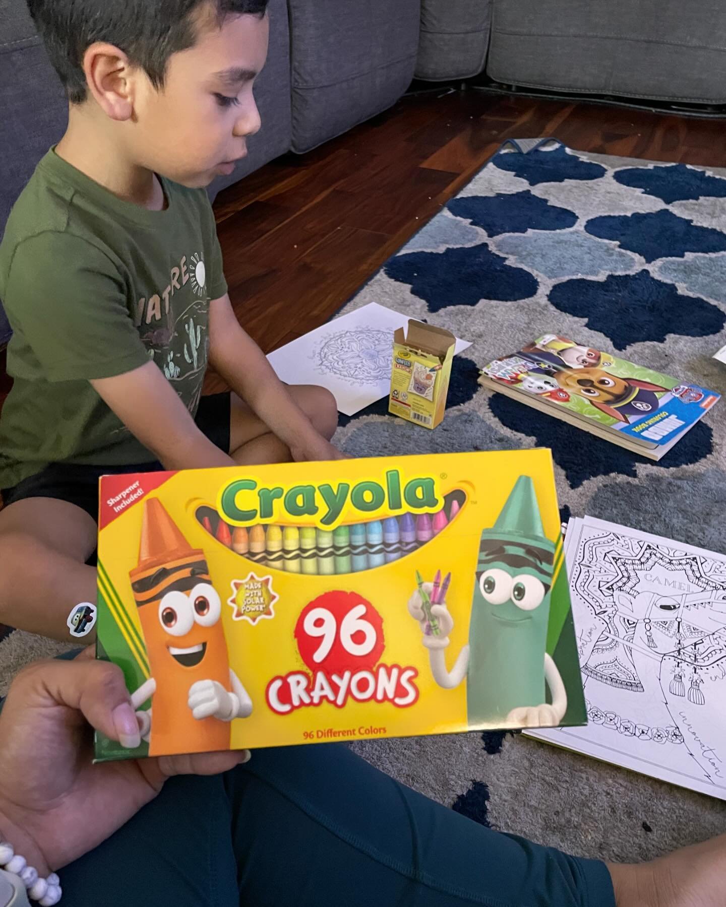 My inner ni&ntilde;a is super excited for these crayons #crayola96 #crayolacrayons #manifestingmylife