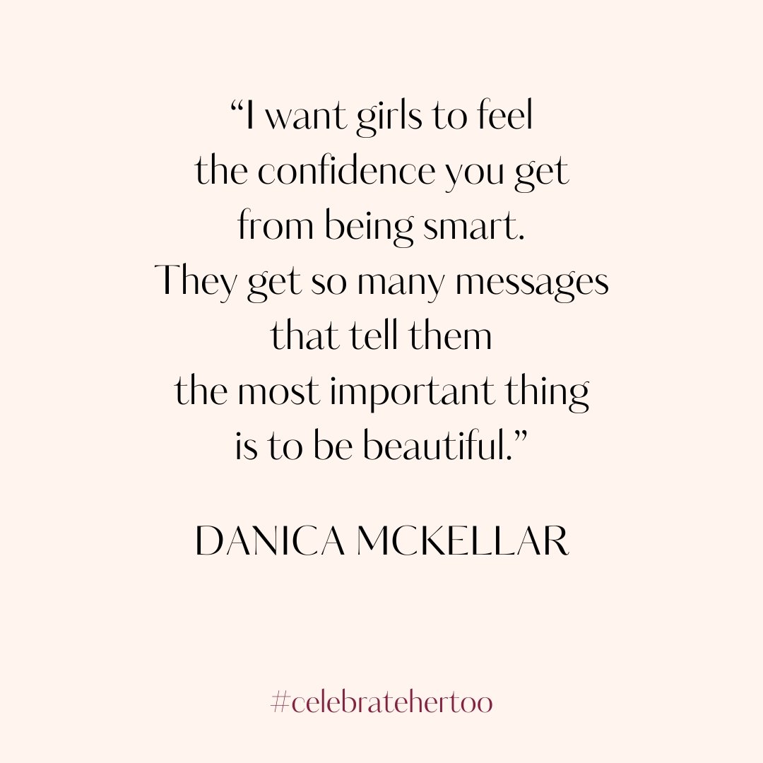 So much YES to this message for all girls. 🙌​​​​​​​​​​​​​​​​​​​​​​​​​
Tag a smart confident woman!​​​​​​​​​​​​​​​​​​​​​​​​​​​​​​​​​​​​​​​​​​​​​​​​​​
@danicamckellar
.
.
.
#celebratehertoo
