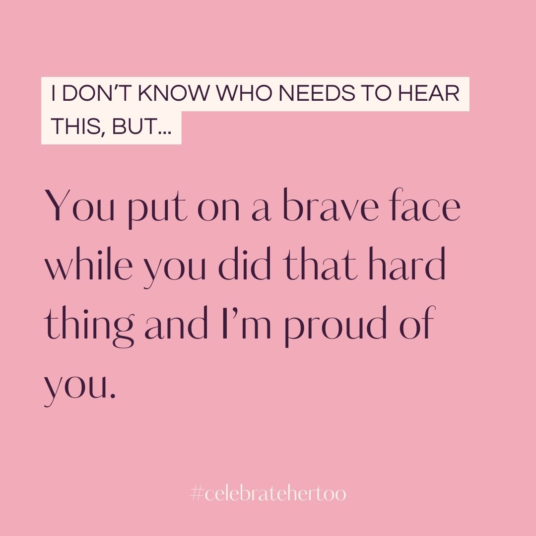 And we're cheering you on! 👏
.
Tag a friend who needs to hear this!
.
.
.
#celebratehertoo