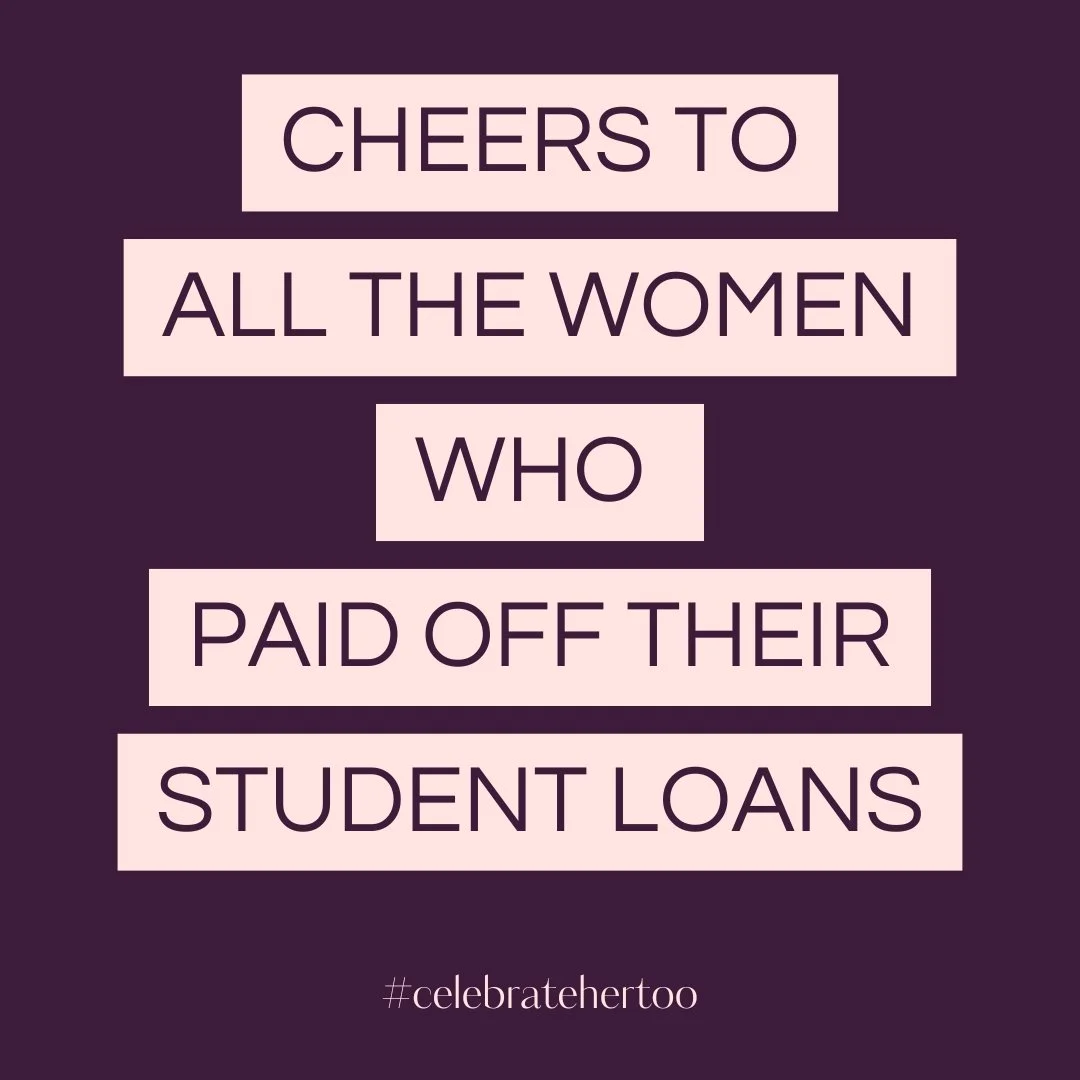 Drop a 🎉 if you've paid off your loans or if you're working on it.

This milestone deserves to be celebrated. Your dedication deserves to be recognized. Your financial freedom deserves champagne.

Celebrate yourself today. @🍾💗💵

#celebratehertoo 