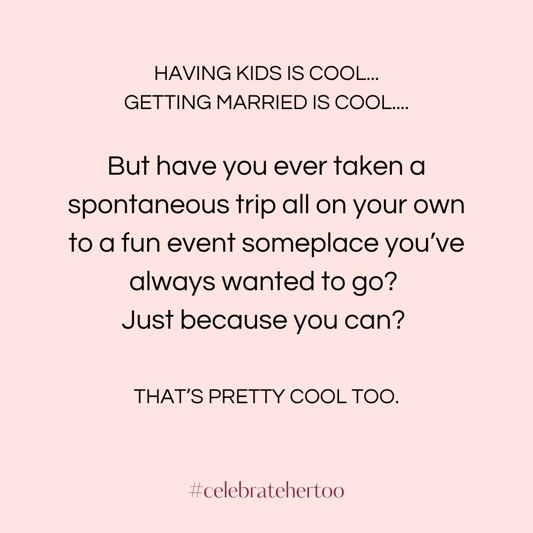 That's pretty cool too. 💃💗✈️

Comment ✈️ if you've done this! Where did you go?

#celebratehertoo