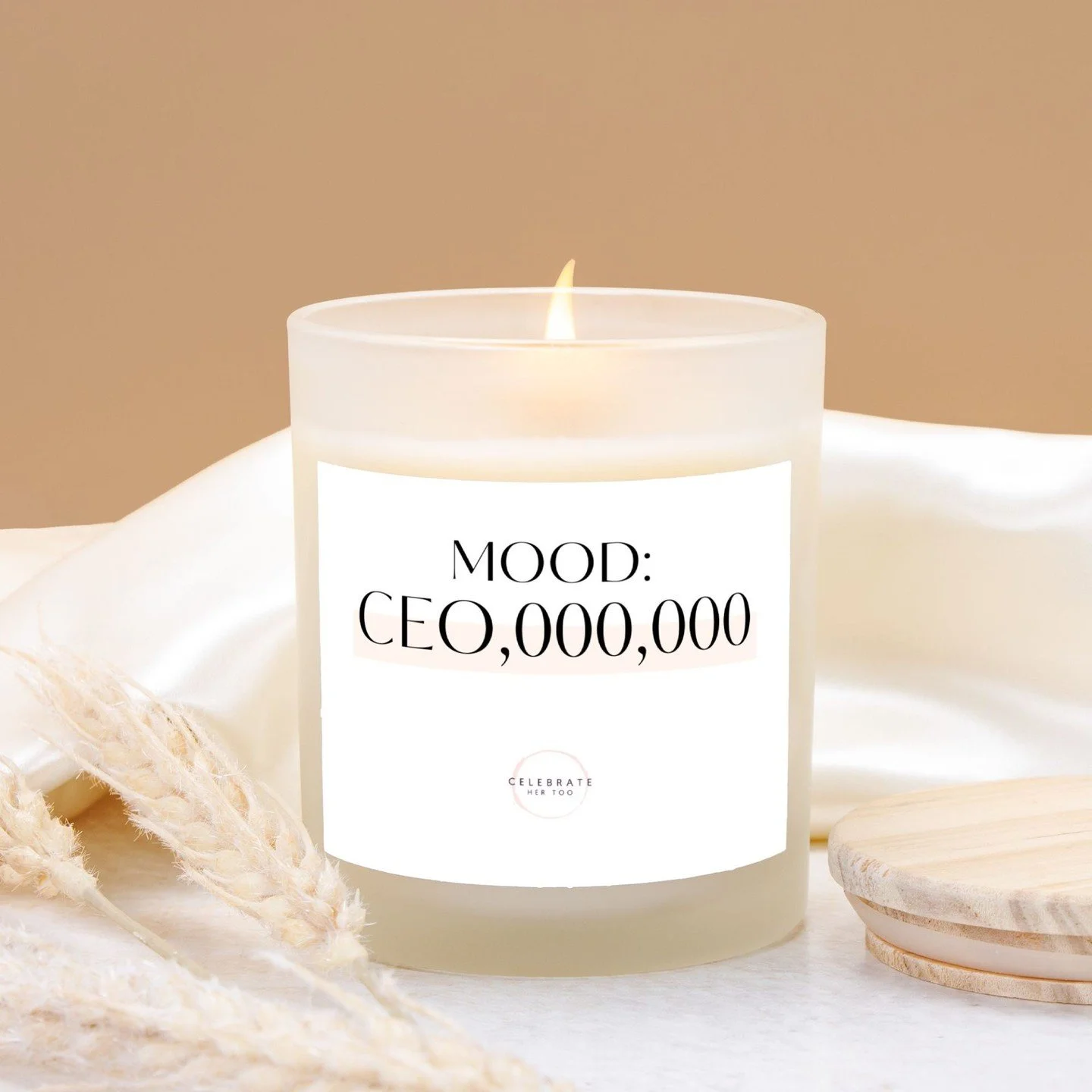 Here's a candle that strikes the right mood. 💵👑
Whether as a gift or for yourself.
In 9 scents or fragrance-free.

Comment CHEERS below and we'll send you a coupon for 15% off.

#celebratehertoo #ceo