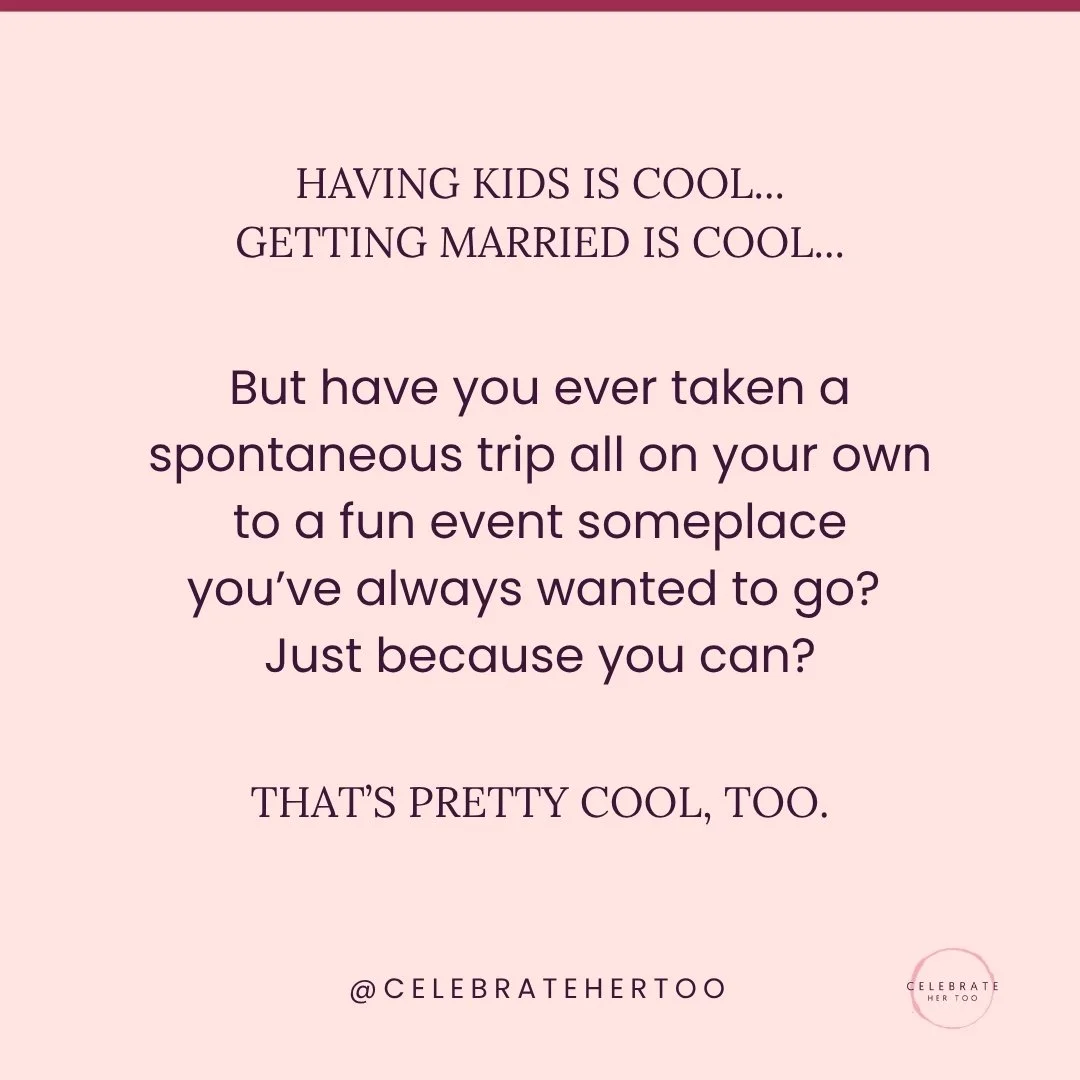 She just bought a ticket. For herself. 
For no reason except she wanted to. 🌍✈️

 #celebratehertoo