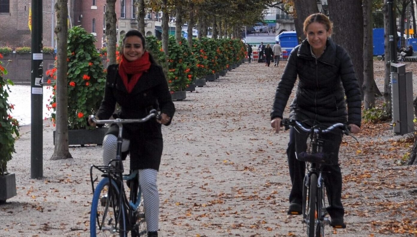ankita chachra biking with cecilia vaca jones.jpg