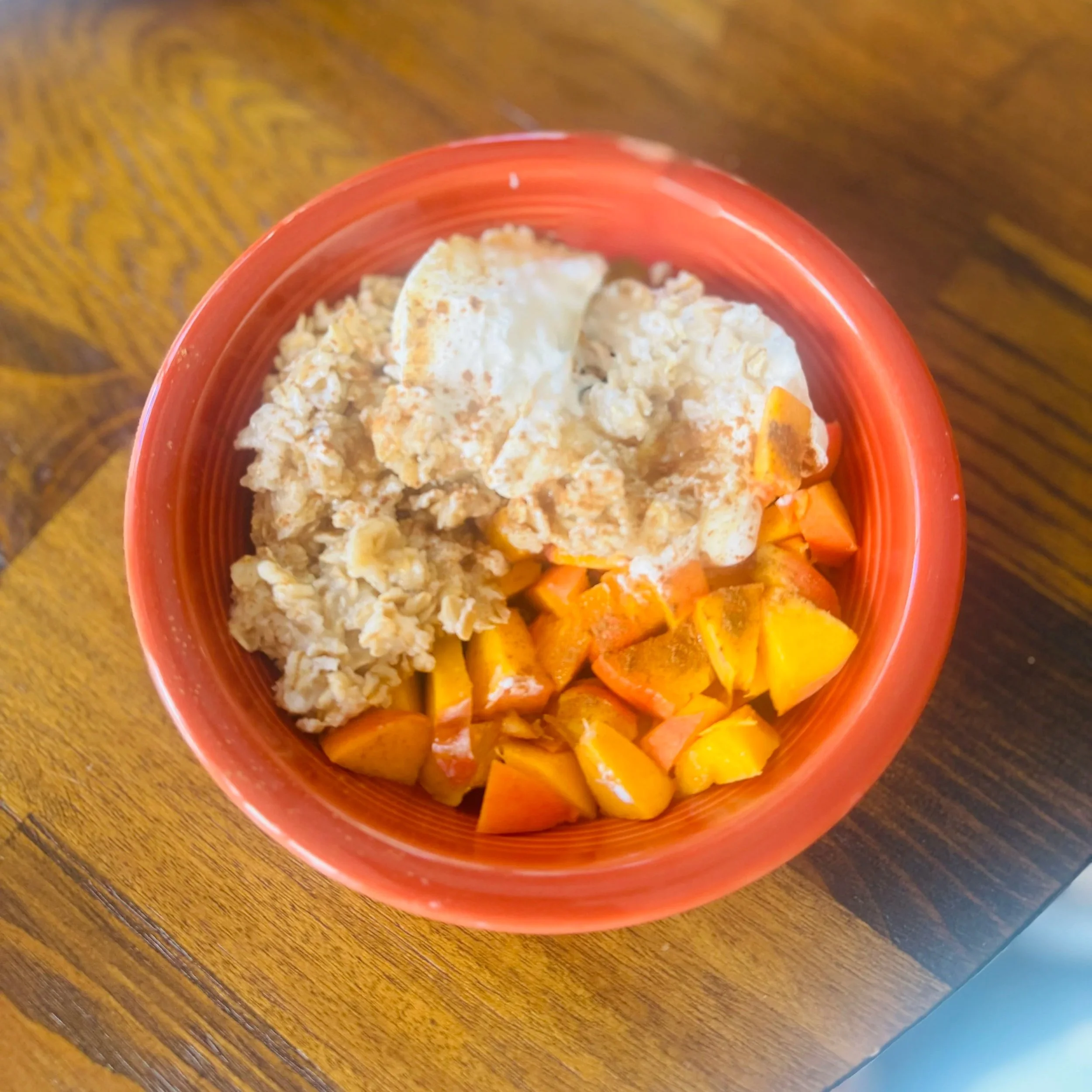 Sweet Summer Peaches &amp; Cream Oatmeal
