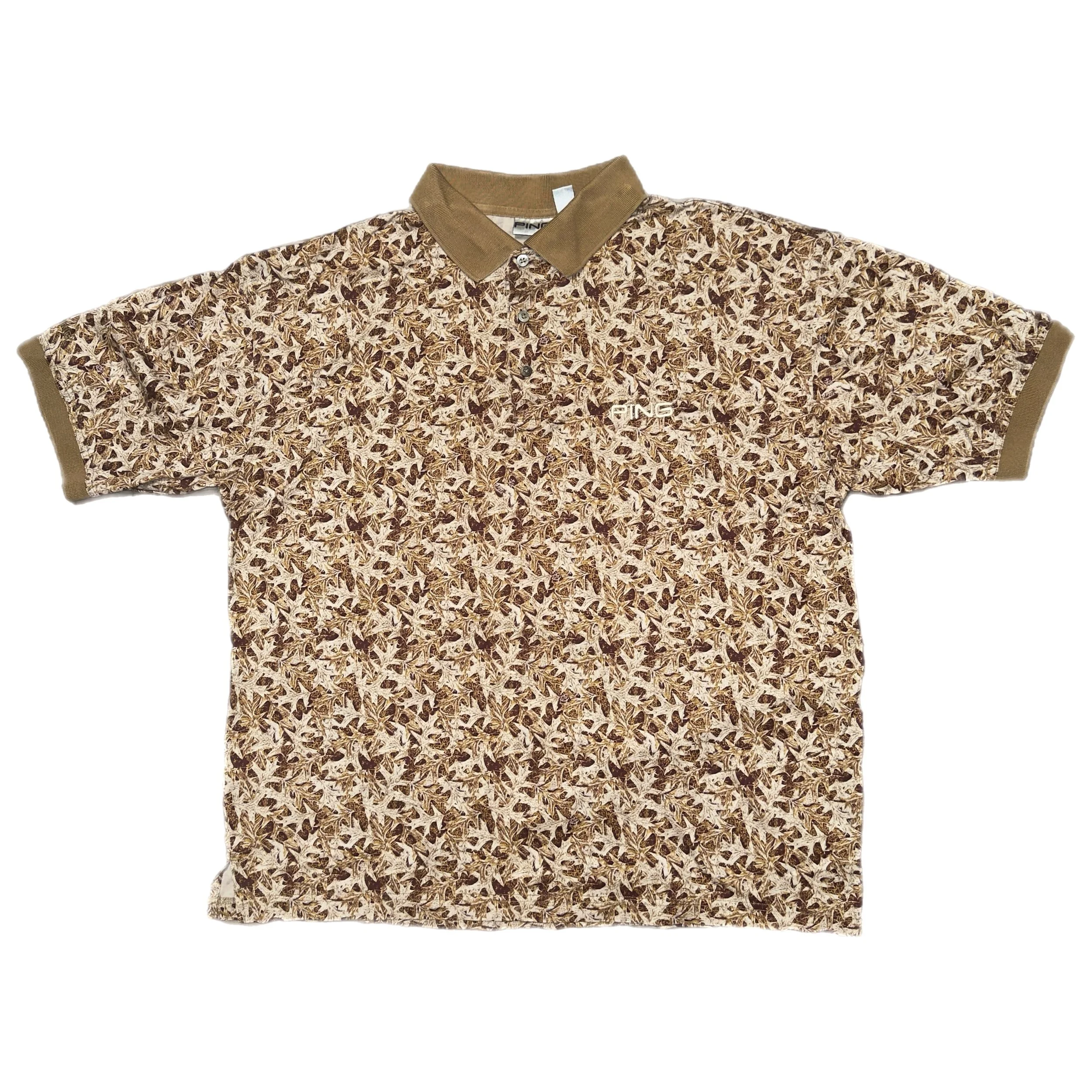 Vintage 90s Ping AOP Polo Size XL