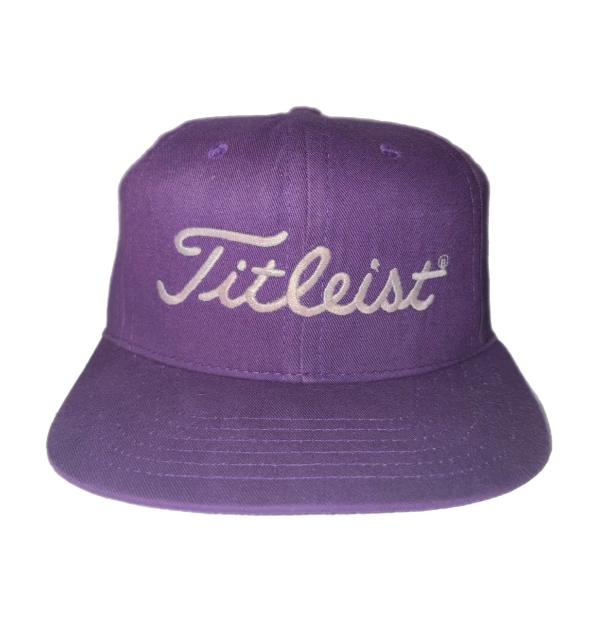 Vintage 90s Titleist Double FJ Leather Strapback