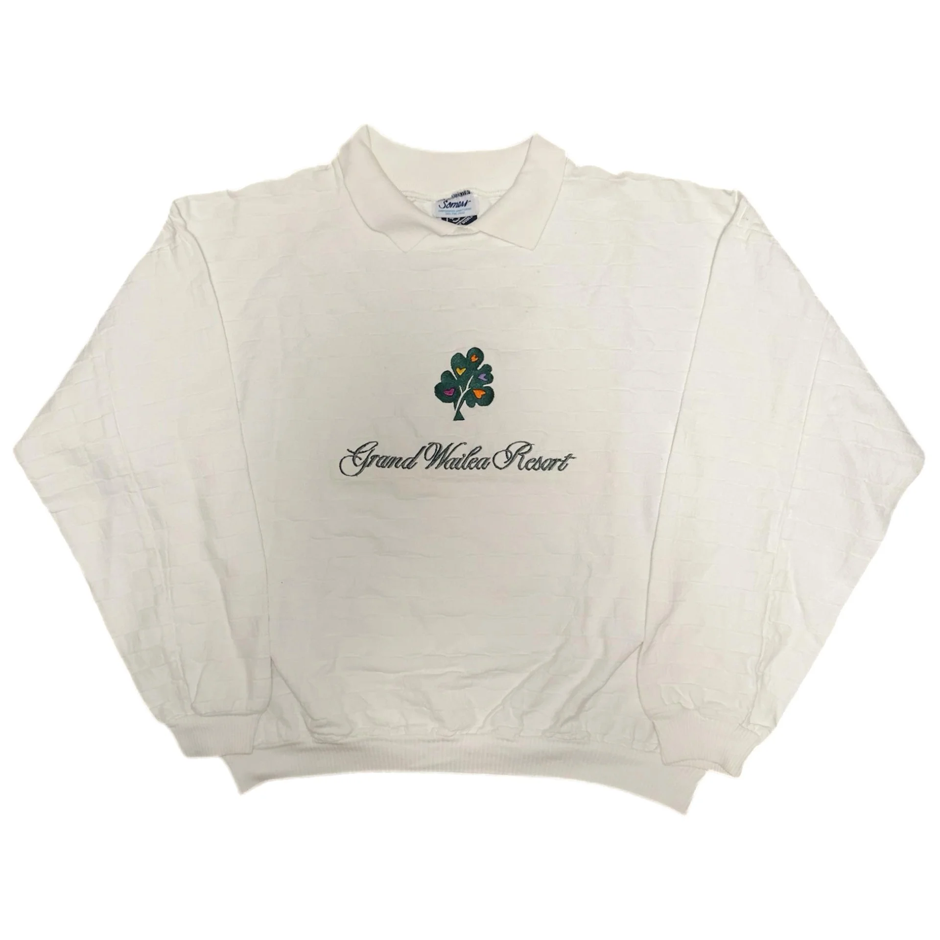 Vintage 90s Grand Wailea Resort Golf Club Collared Pullover Size Large