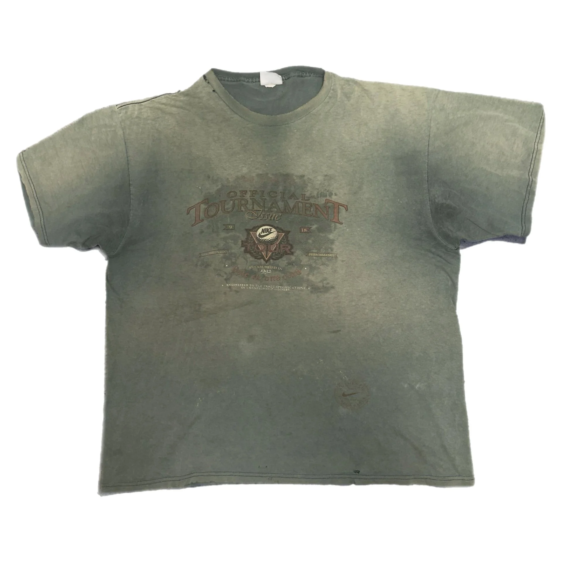 Vintage 90s Nike Tour Thrashed T Shirt Size XL