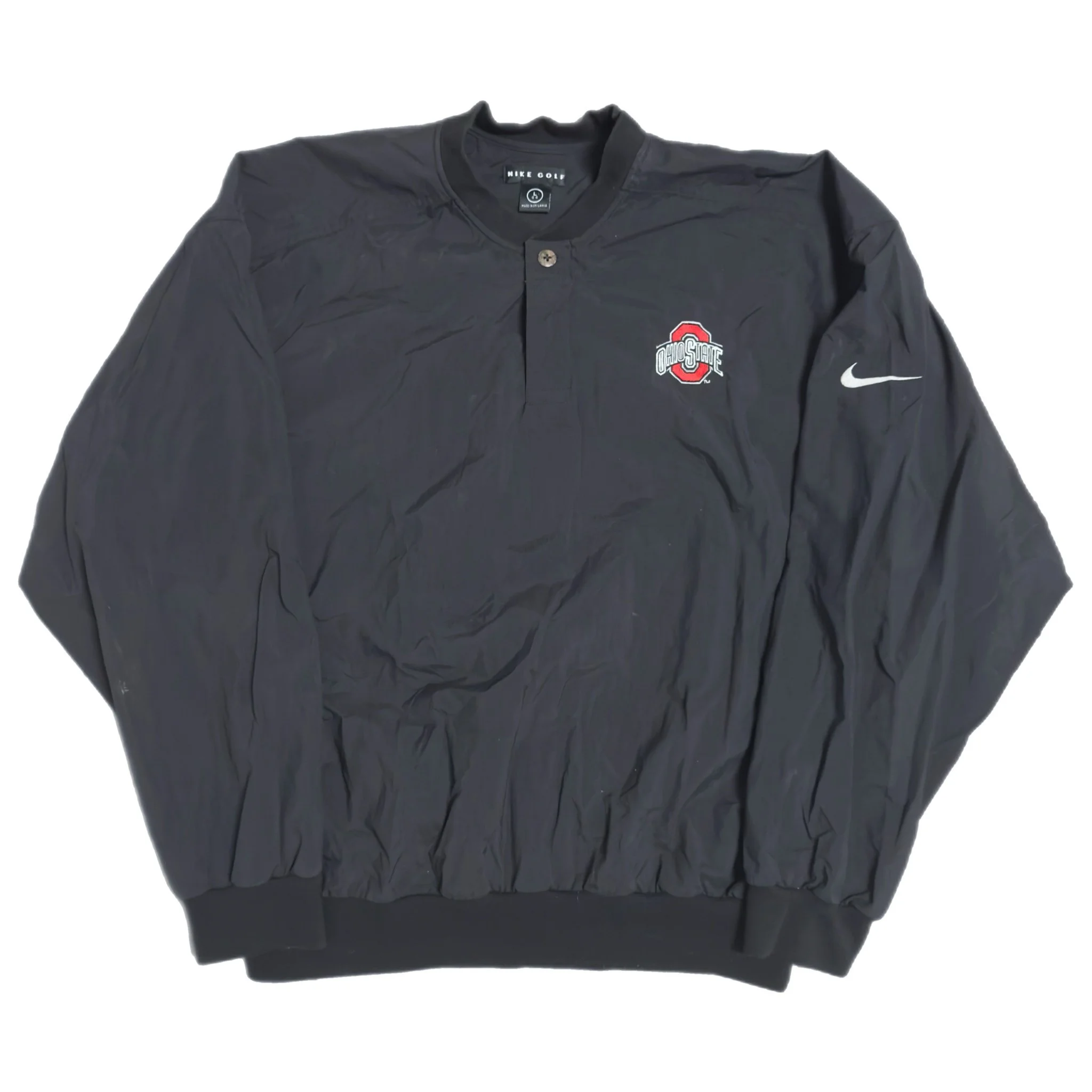 Vintage 90s Nike Golf Ohio State Pullover Size Large