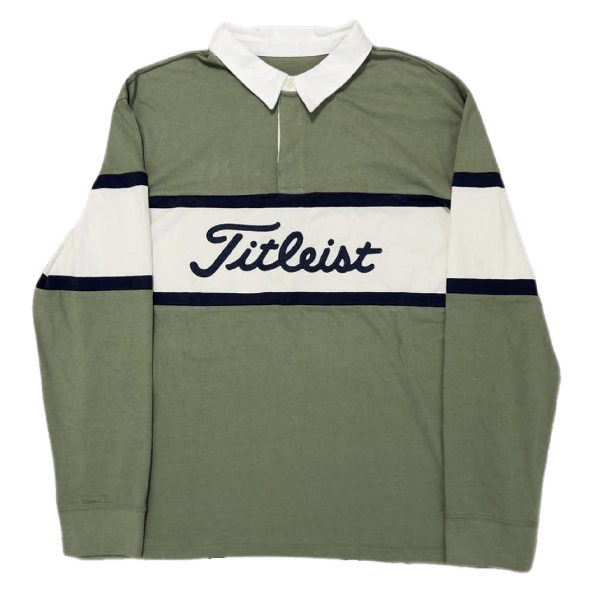 Vintage 90s Titleist Rugby Shirt Size Large