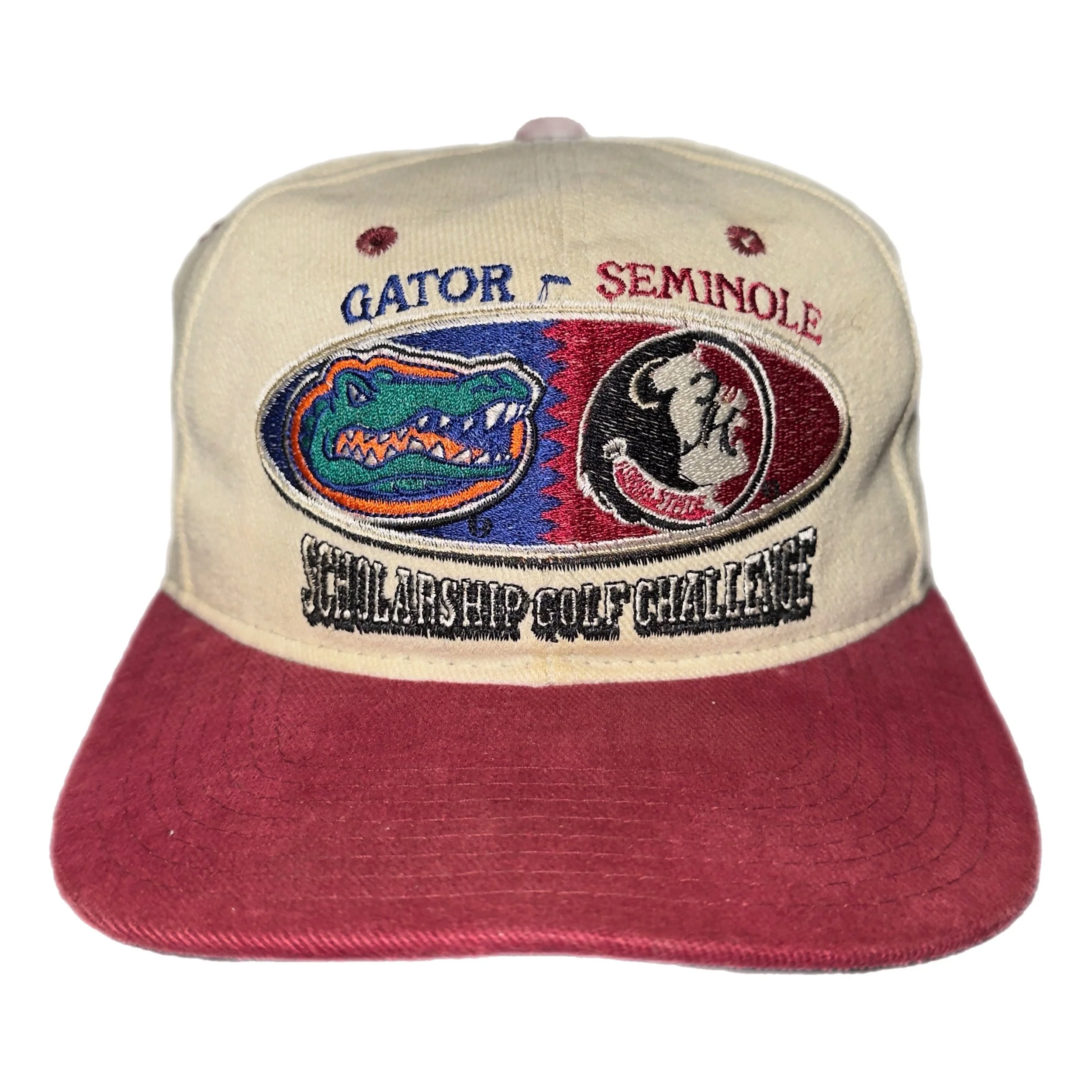 Vintage 90s Florida VS FSU Golf SnapBack