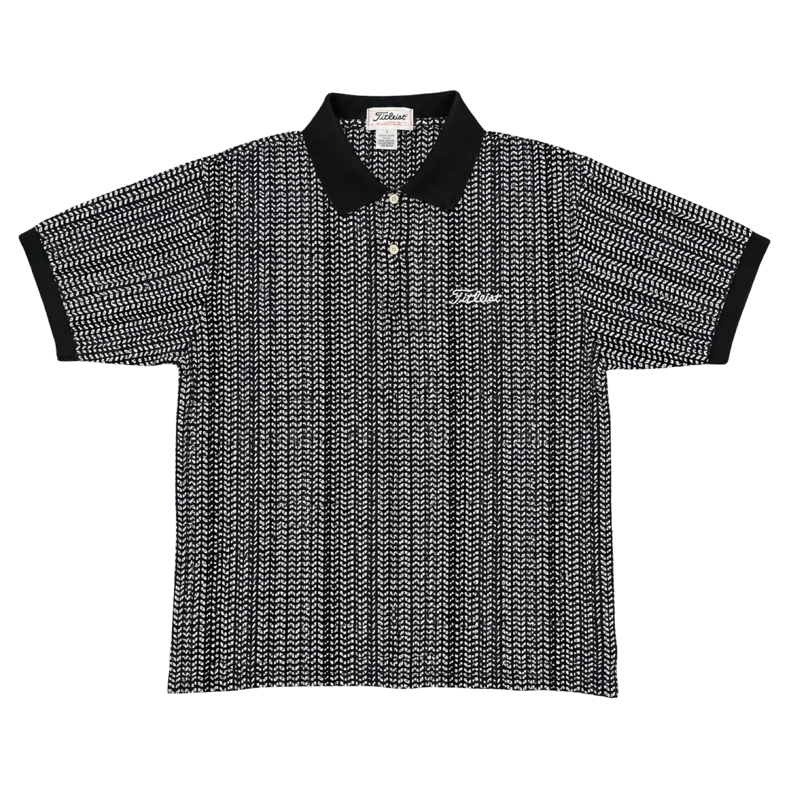 Vintage 90s Titleist Corbin Pattern Polo Size Medium