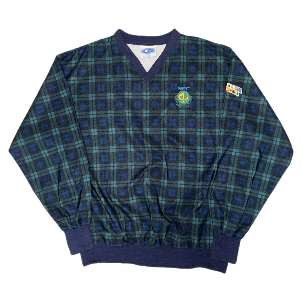 Vintage 90s NEC Akron Firestone CC Pullover Size L/XL
