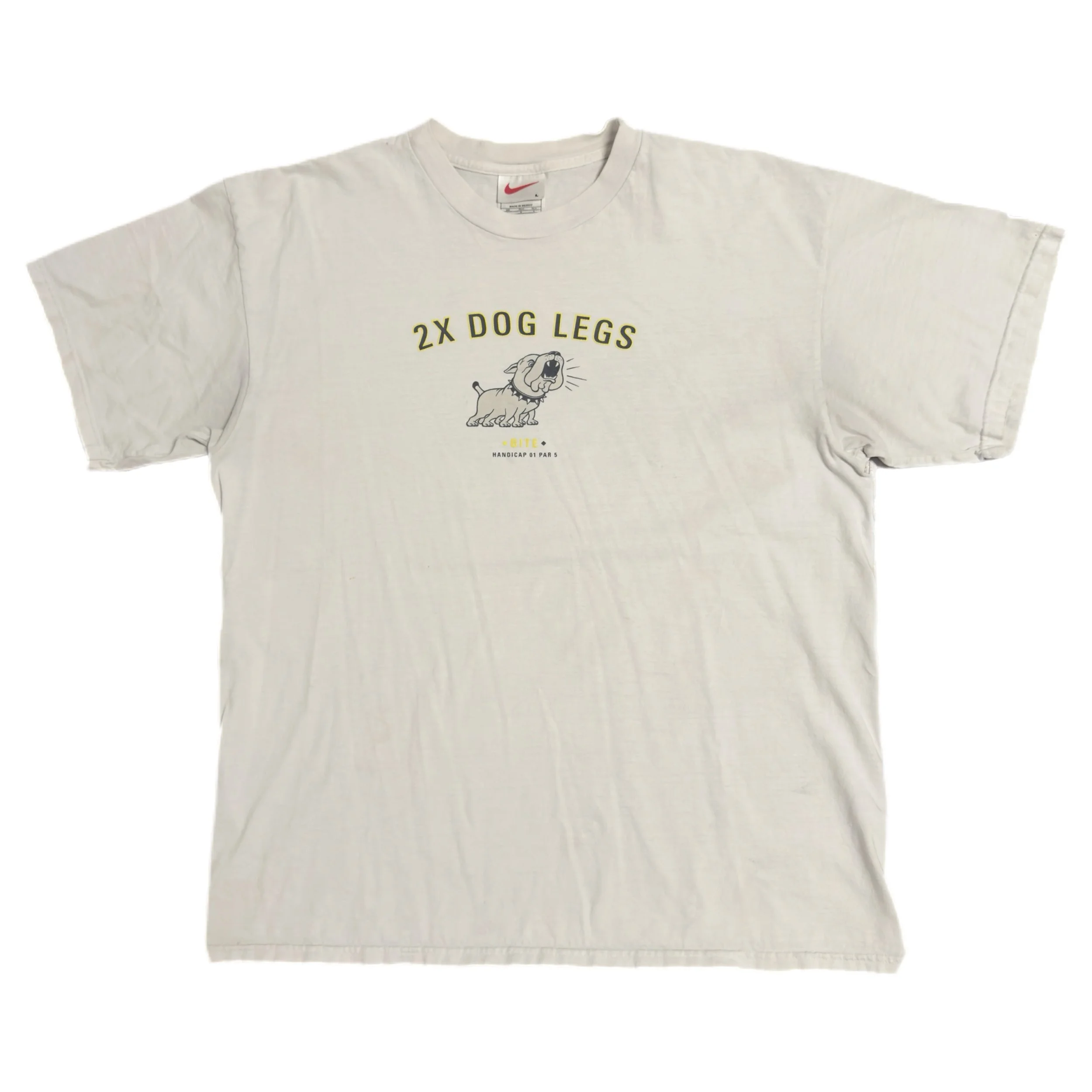 Vintage 90s Nike Golf Dog Leg Rare T Shirt Size Largee