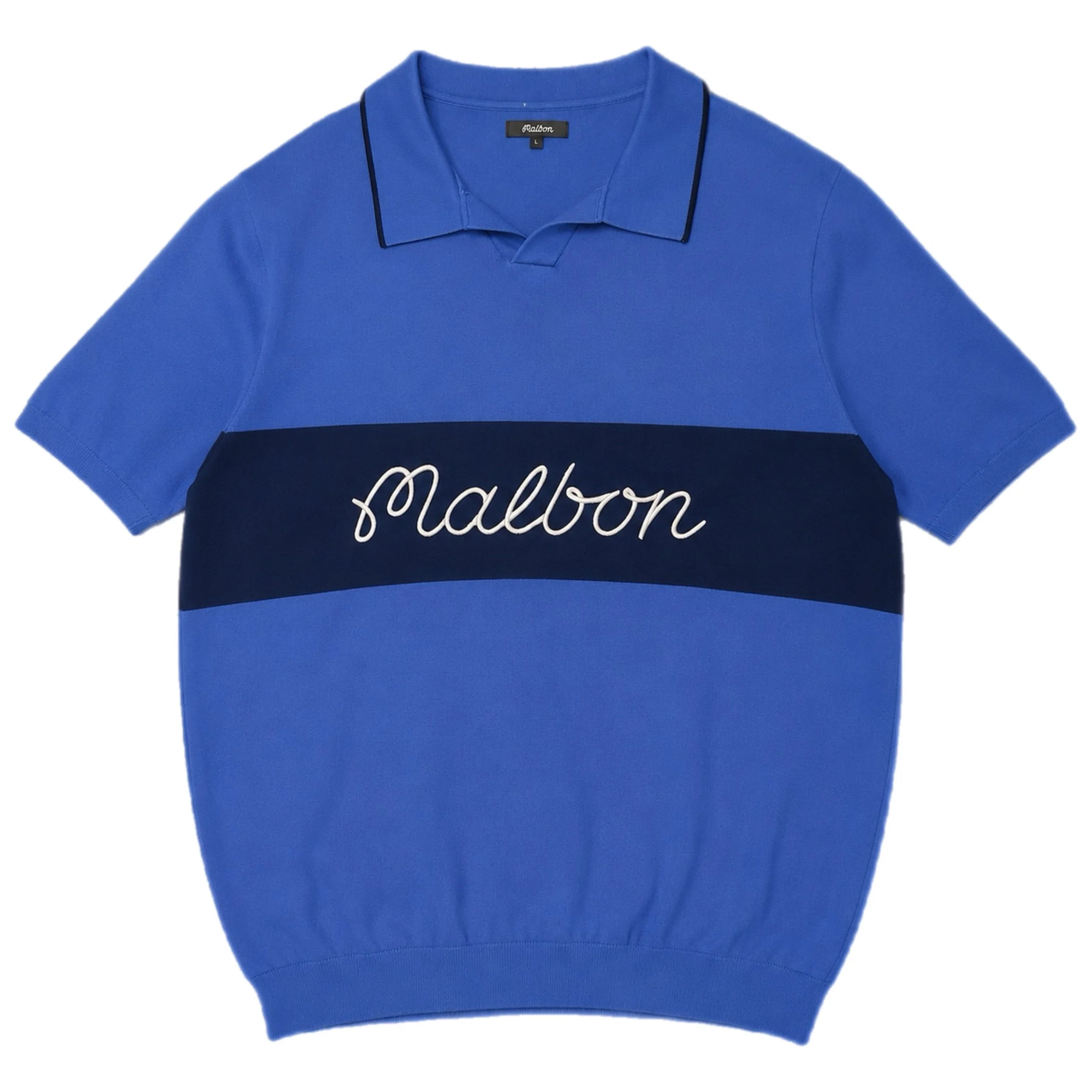 Malbon Knitted Polo Size Large