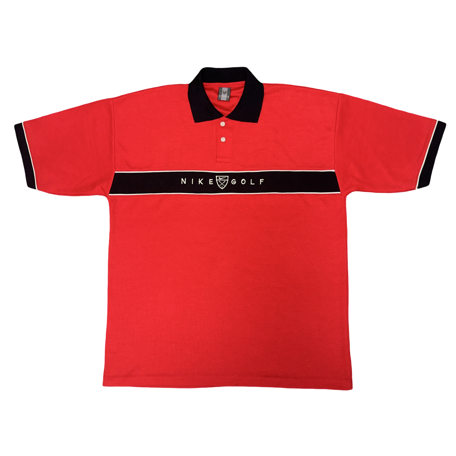 Vintage 90s Nike Golf Spellout Polo Size XL