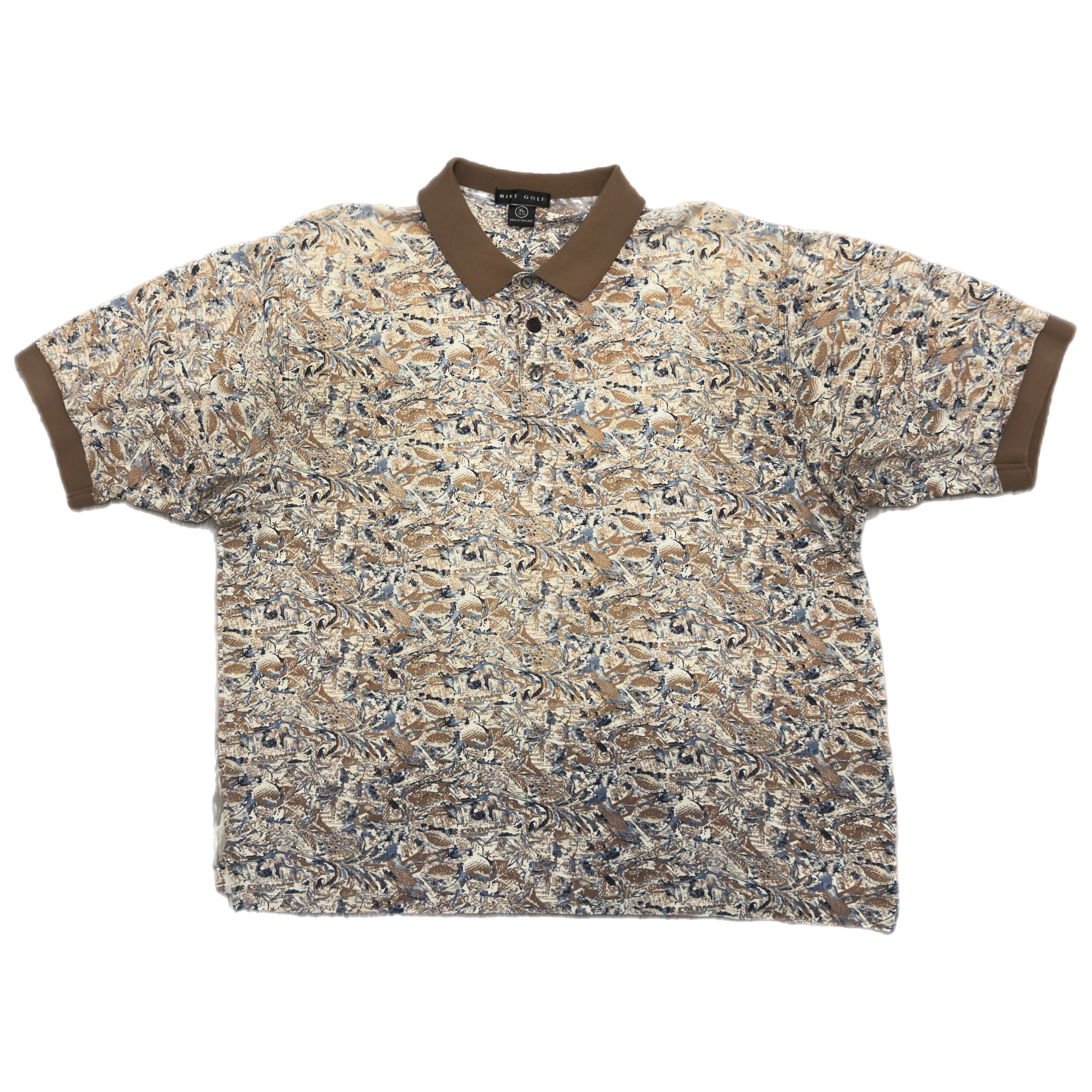 Vintage 90s Nike Golf Abstract Polo Size XL